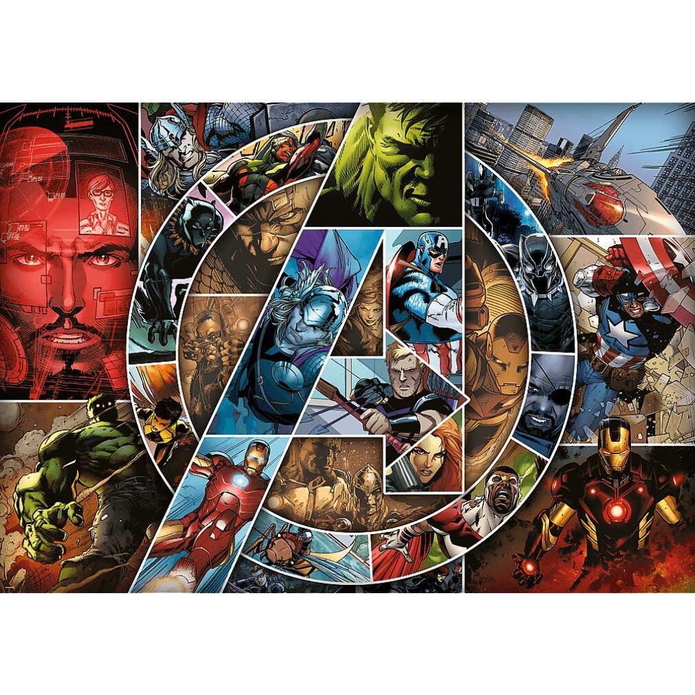 Trefl Puzzle Puzzle Marvel Avengers: Heroes 1000 DLC, Puzzleteile