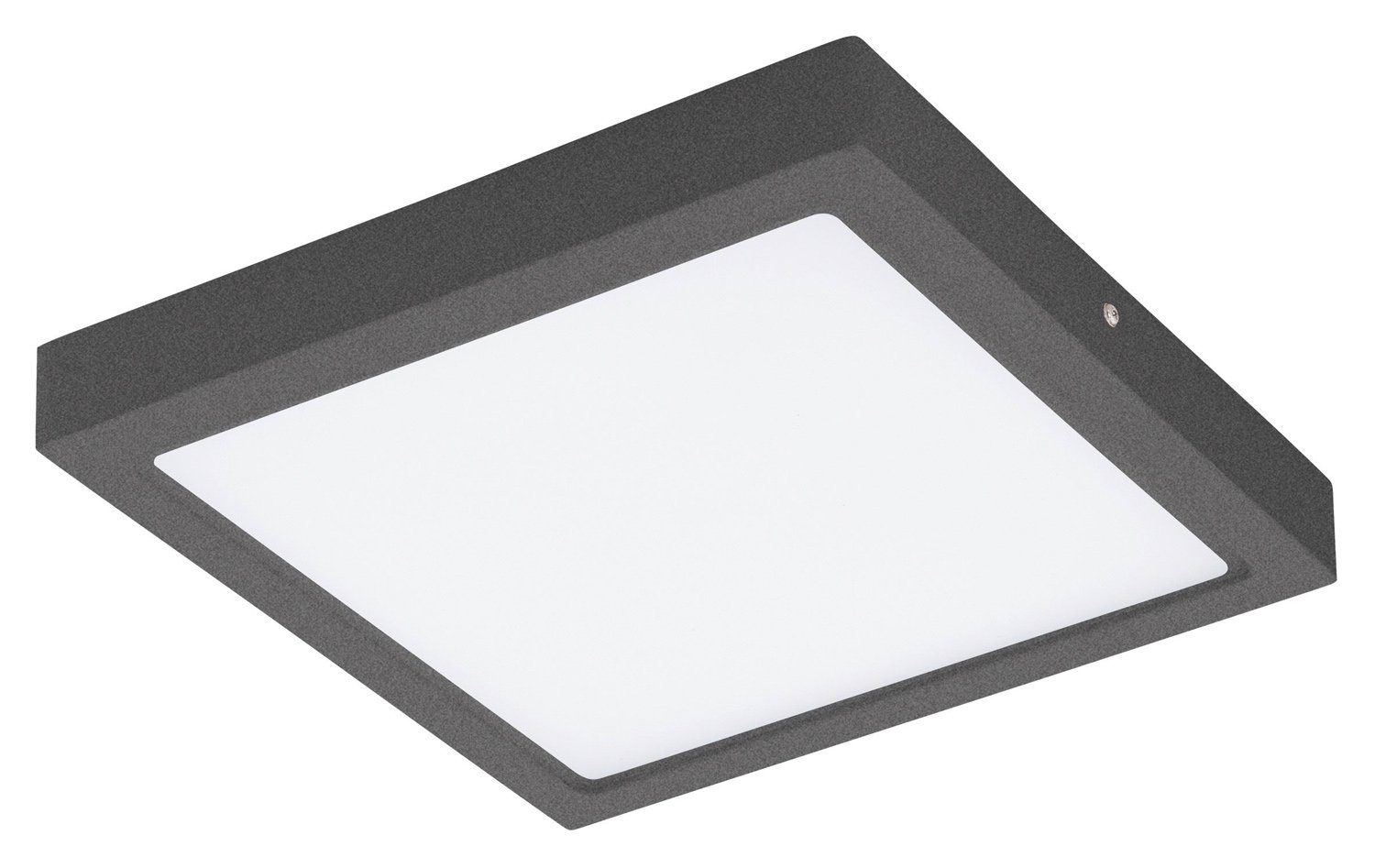 LED-Platine in integriert, EGLO inkl. fest aus cm x L30 Warmweiß, Aluguss ARGOLIS, / anthrazit LED x LED Außen-Deckenleuchte / spritzwassergeschützt, H4 x B30 1 LED-Außendeckenleuchte