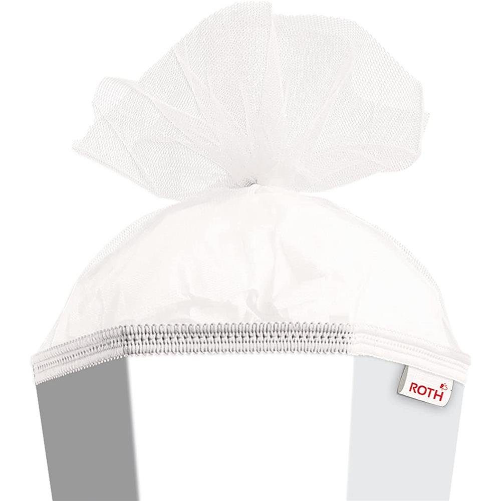 mit für 100 Zuckertüte Weiß, Schulanfang Roth Schultüte XXL-Bastelschultüte Tüllverschluss, cm, eckig,