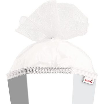 Roth Schultüte XXL-Bastelschultüte Weiß, 100 cm, eckig, mit Tüllverschluss, Zuckertüte für Schulanfang