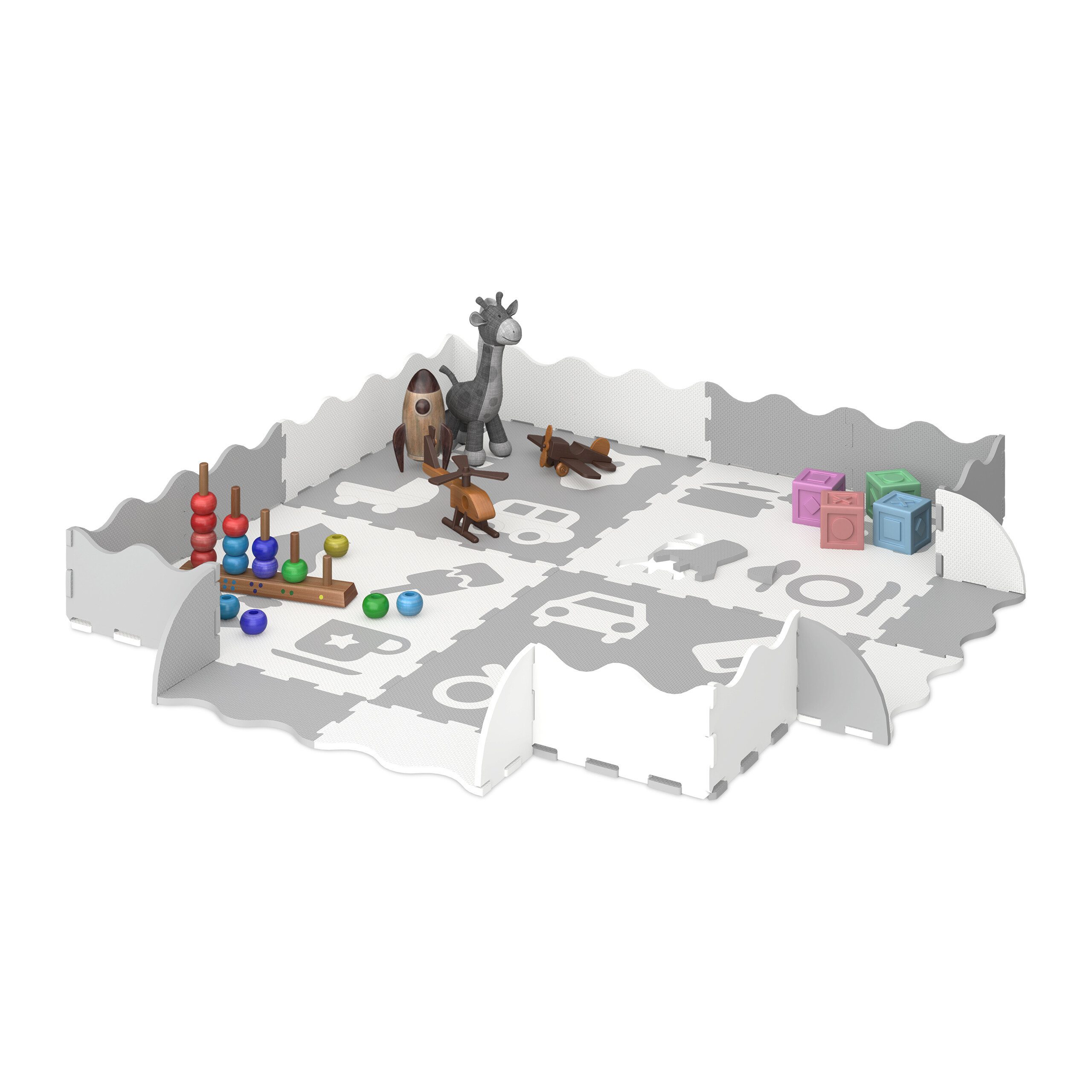 Spielmatte Puzzlematte Symbole