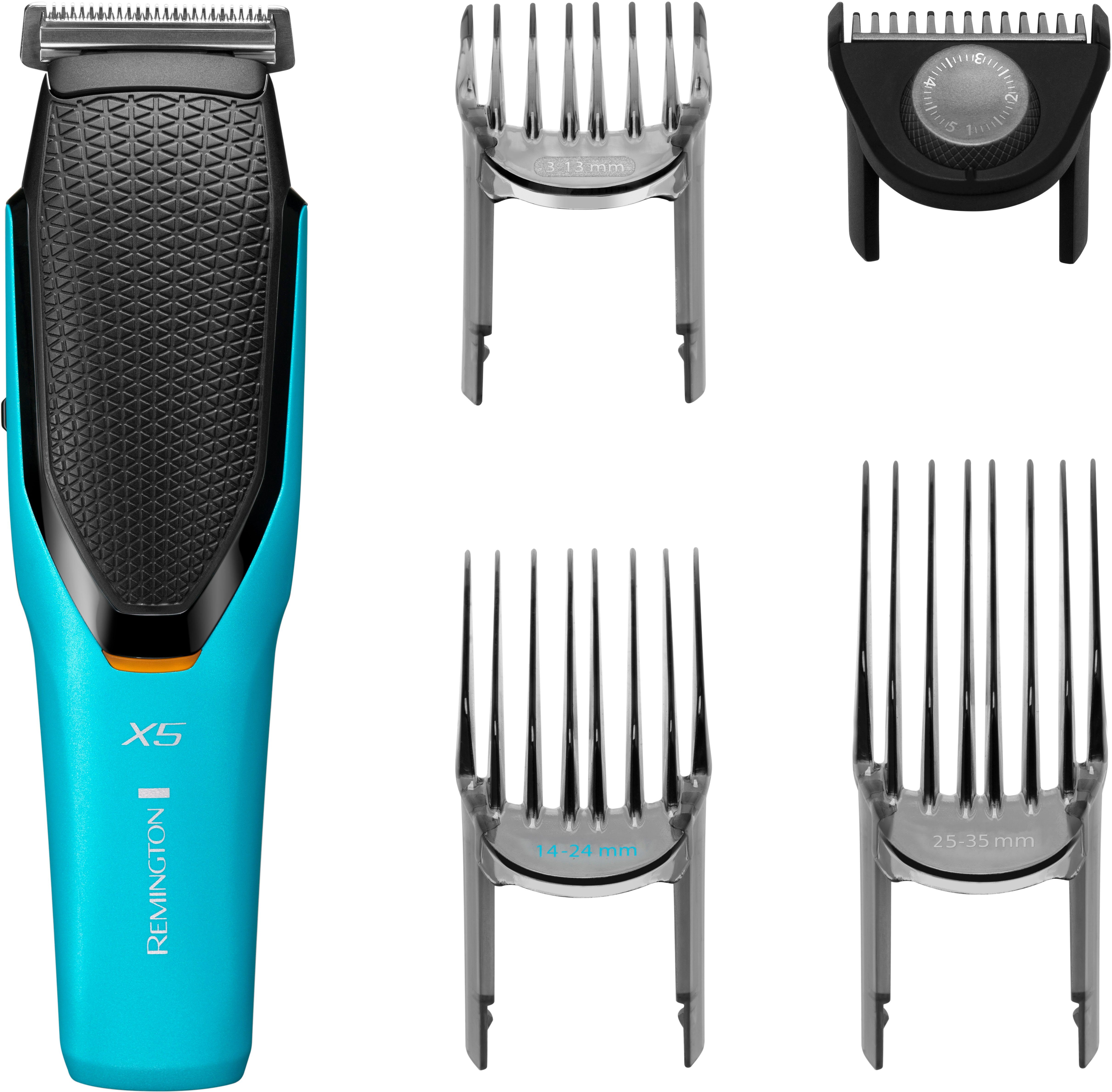 Klingen Haarschneider Series abwaschbare HC5000, Haar-und Remington Längeneinstellrad, Bartkamm, und Power-X abnehm-