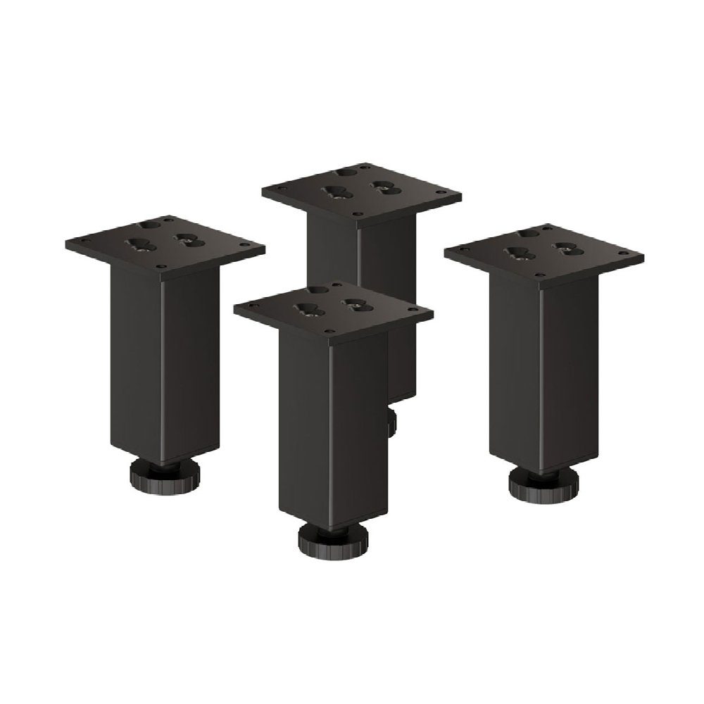 sossai® Мебліfuß Höhenverstellbare Aluminium Ніжки для меблів in Schwarz, (4-St)