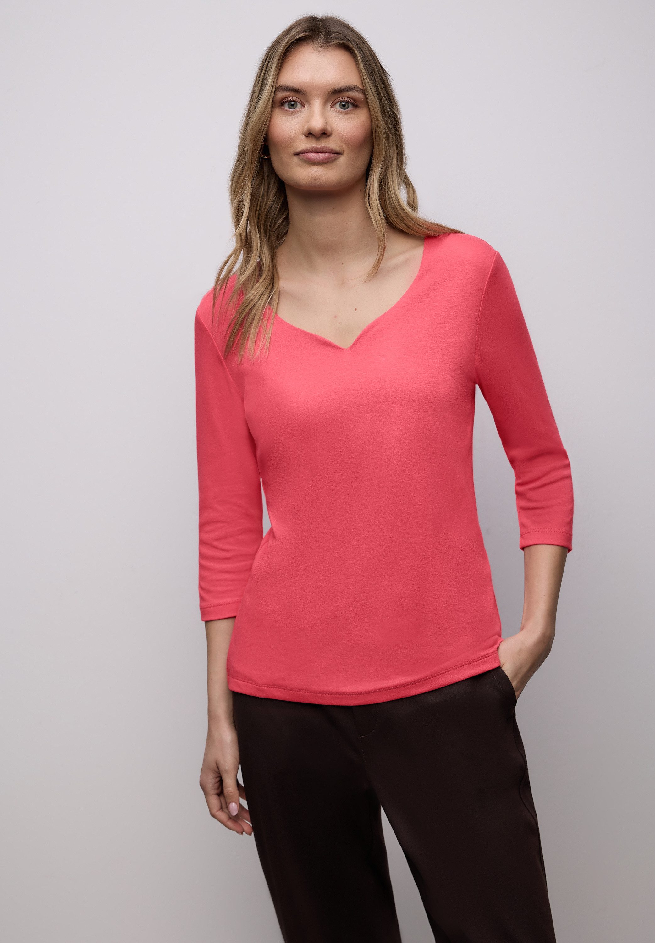 STREET ONE 3/4-Arm-Shirt mit 3/4 Ärmeln günstig online kaufen