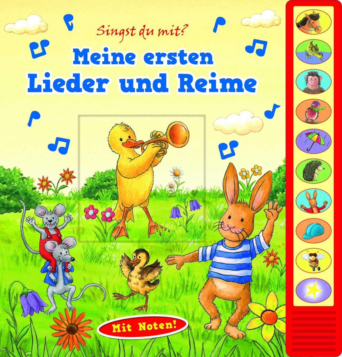 Meine ersten Lieder und Reime - Pappbilderbuch zum Vorlesen - Liederbu / Axel Dissmann