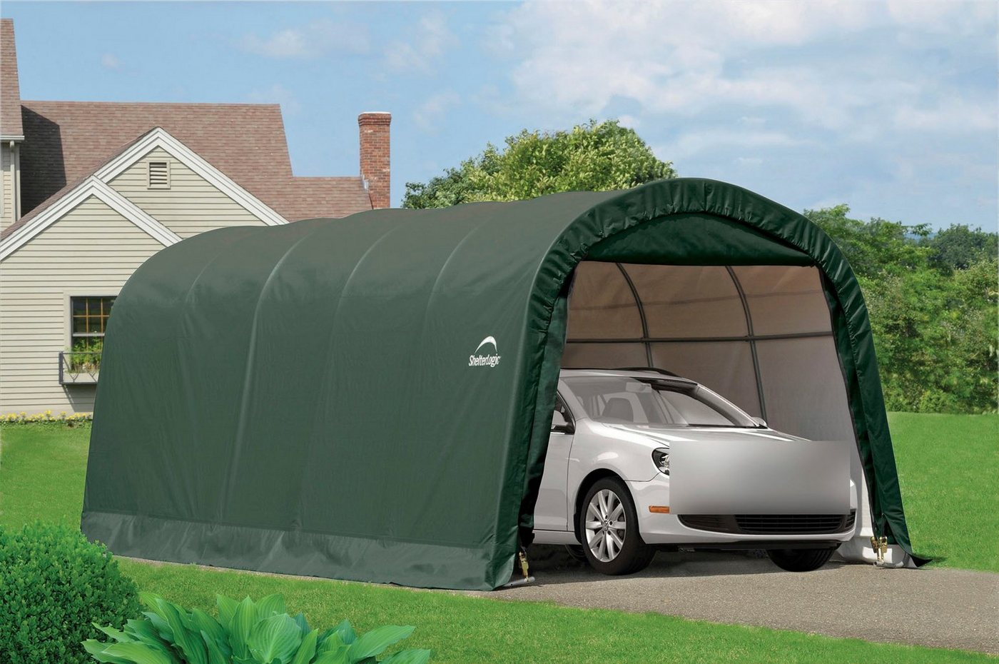 Thumbnail - ShelterLogic Garage Garage-in-a-Box, sehr schneller Auf- und Abbau, BxTxH: 300x610x240 cm