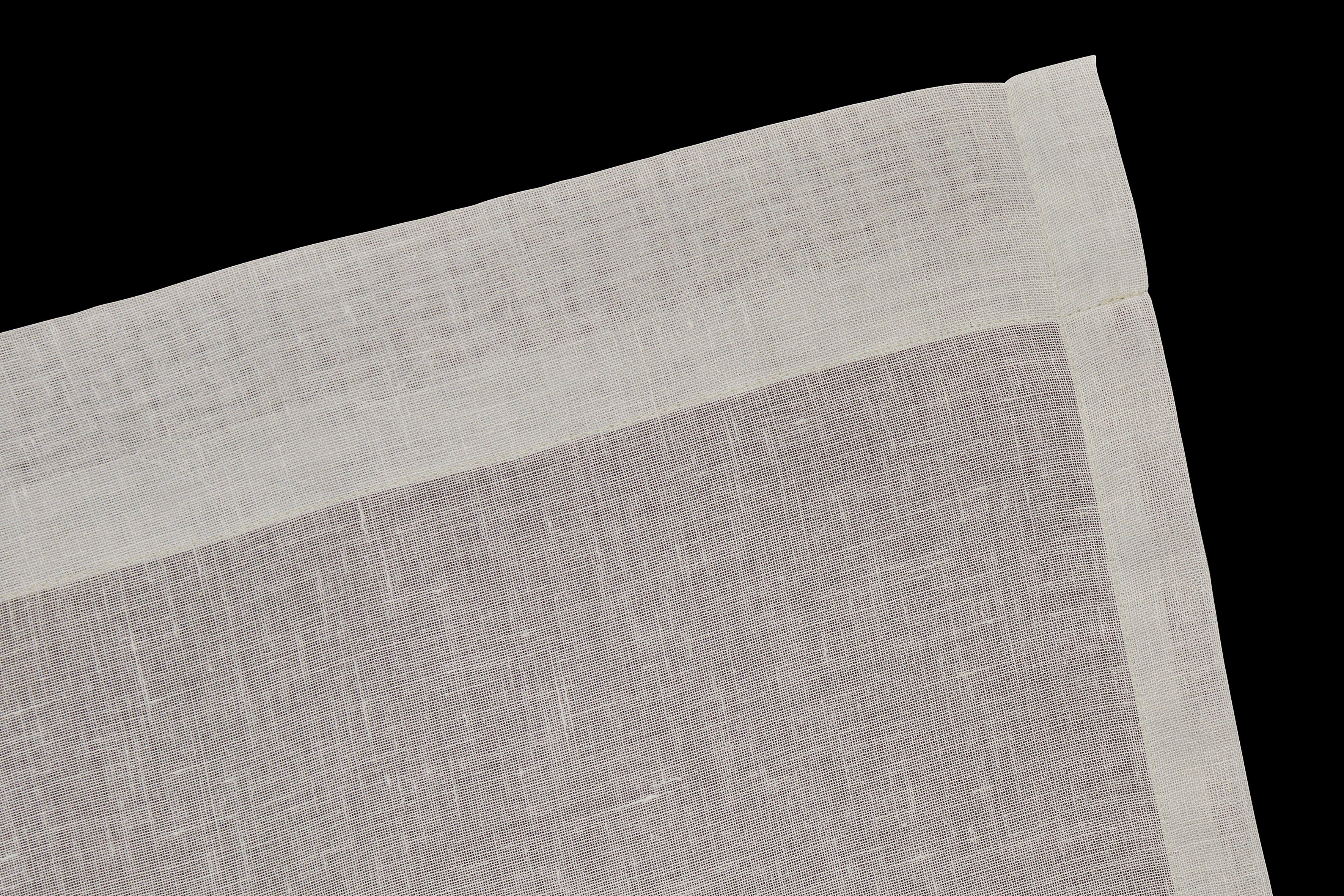 Gercke, transparent, Polyester, (1 Kaida, transparent, Stangendurchzug Lena Farbverlauf, verschiedene Größen Gardine St), by Home LeGer bedruckt, beige