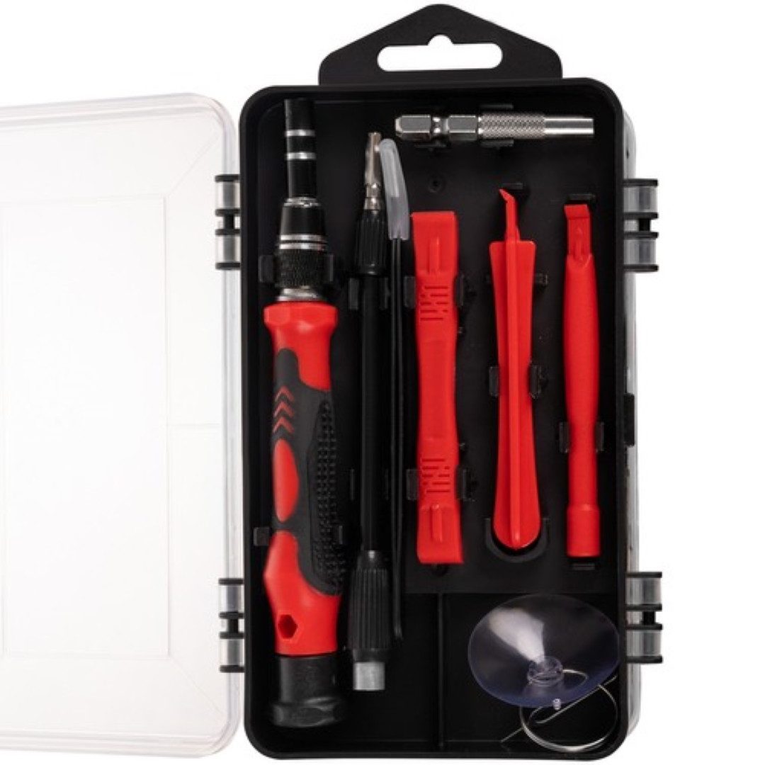BIGSTREN Schraubendreher Torxy 110-Teiliges Werkzeugset für Handy Pc Brillen Uhren, (Präzisions-Werkzeugset für feine mechanische Arbeiten und Reparaturen., 110 St., 110-teiliges Präzisions-Set für Elektronikreparaturen), 110-teilig, präzise Werkzeuge, Magnetisierer, Aufbewahrungskoffer