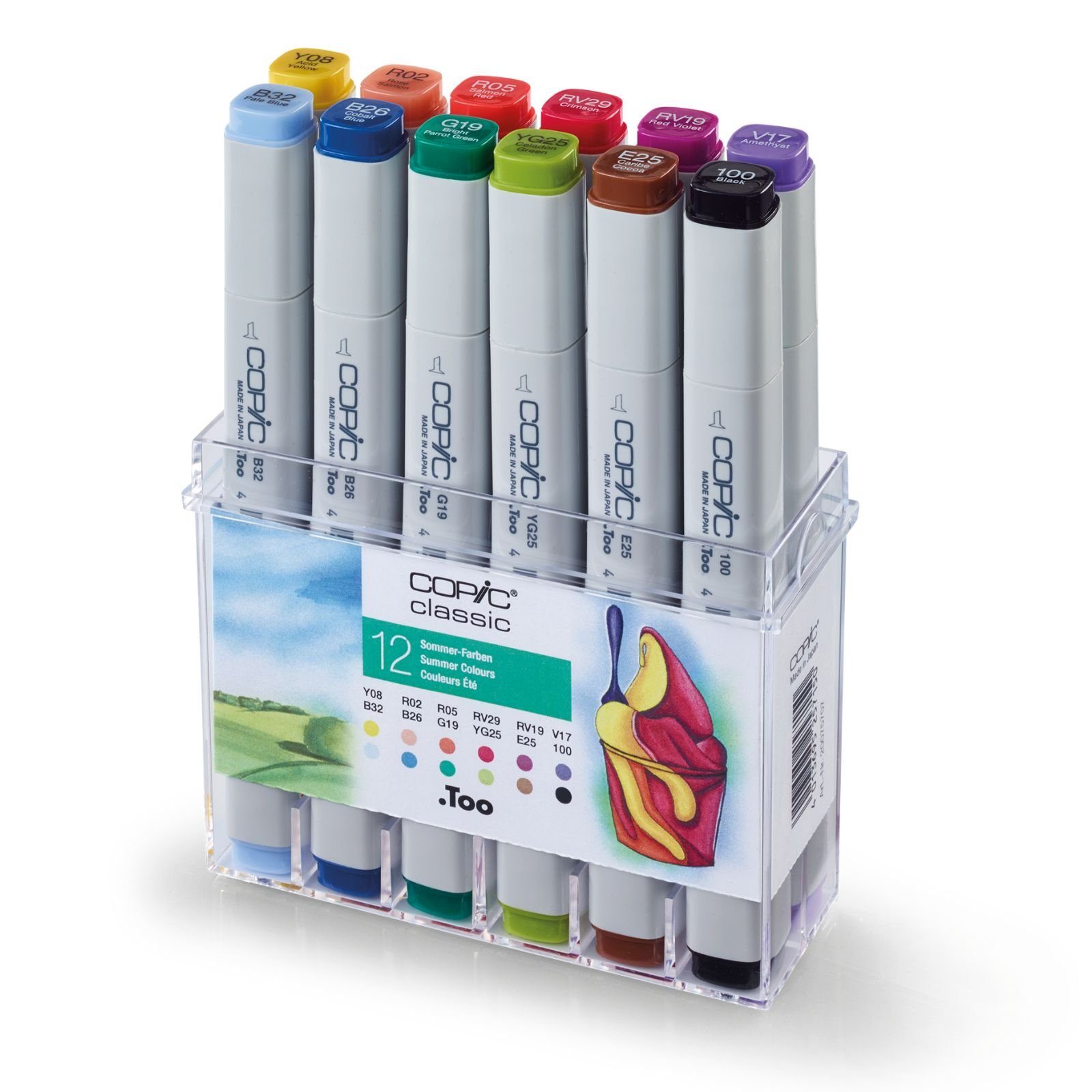 COPIC Copic Marker COPIC Classic 12er Set - Sommerfarben