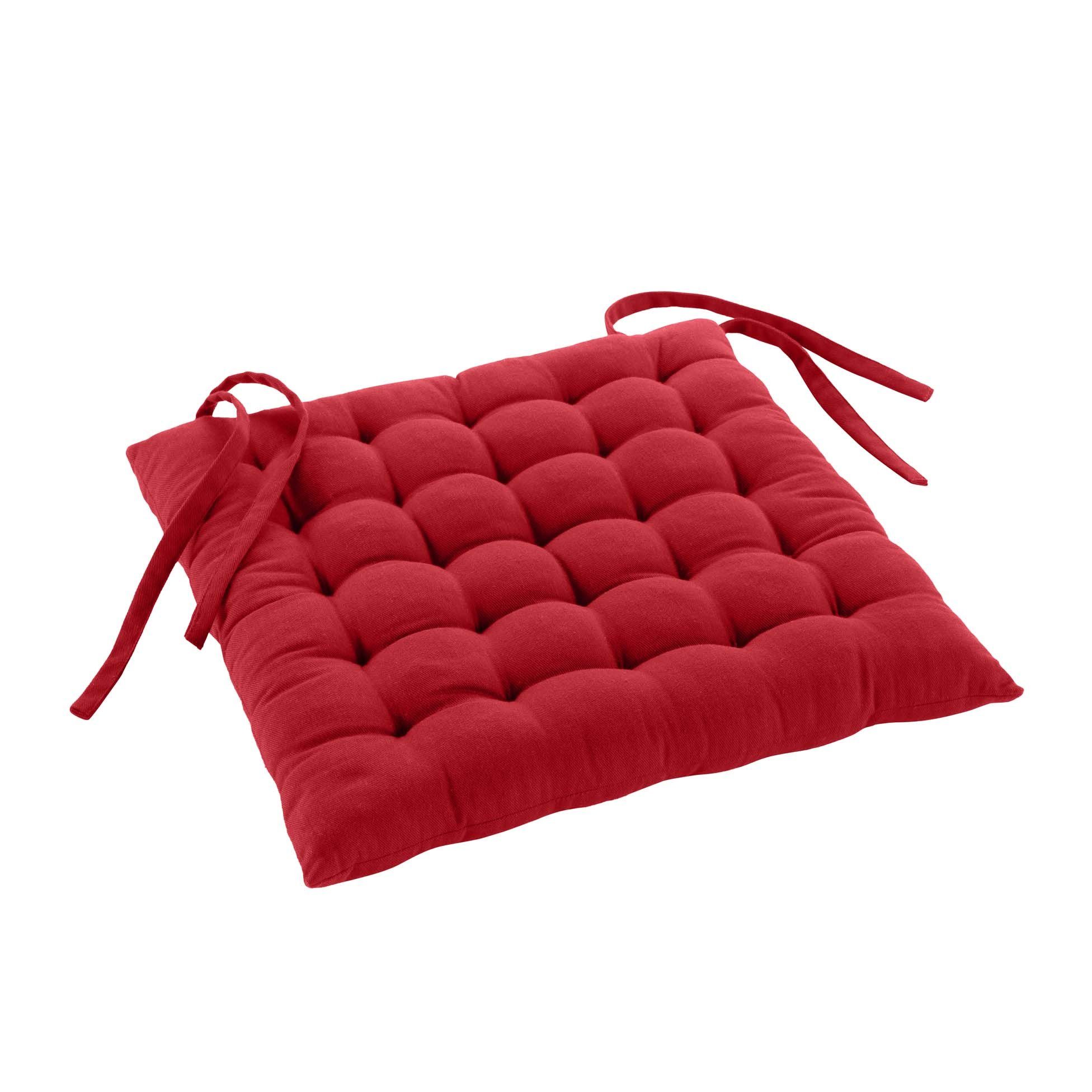 dynamic24 Dekokissen, 38x38cm Stuhlkissen Stuhlauflagen Sitzpolster günstig online kaufen