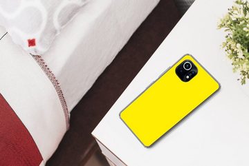 MuchoWow Handyhülle Gelb - Zitrone - Neon - Farben, Phone Case, Handyhülle Xiaomi Mi 11, Silikon, Schutzhülle