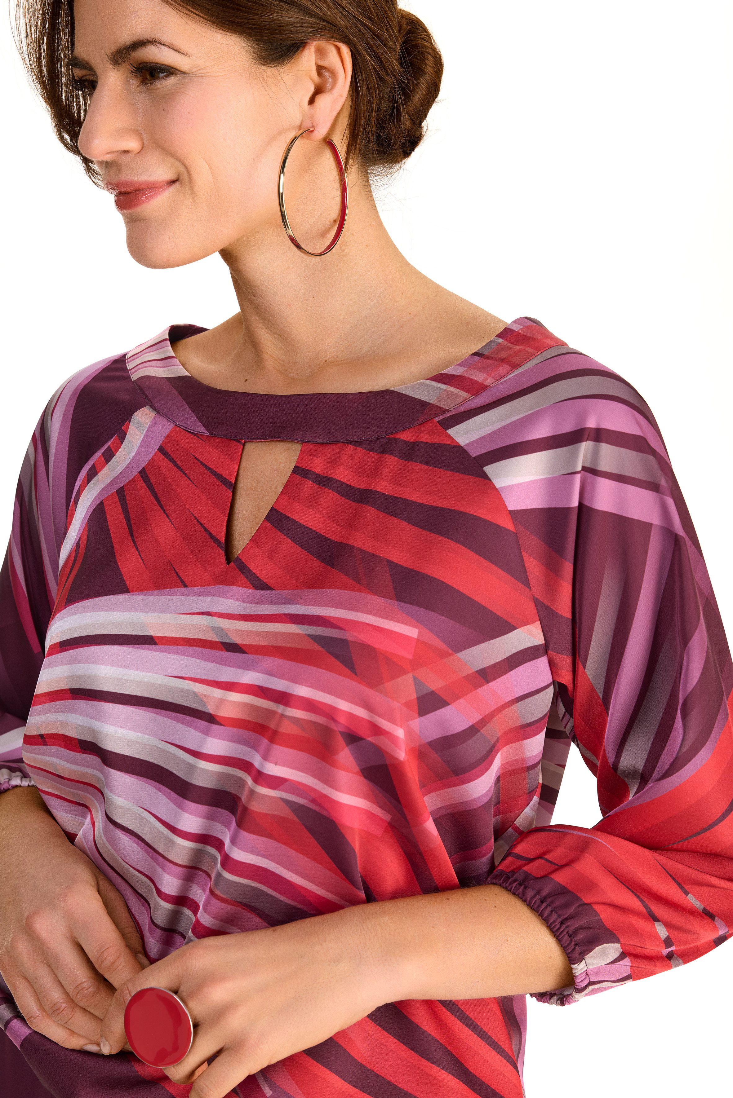 HERMANN LANGE Collection Shirtbluse mit floralem Print