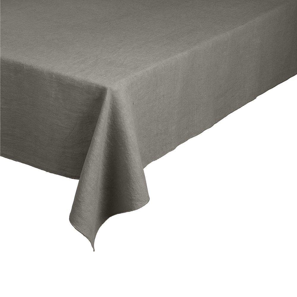 Tischdecke LINEO LeinenTischdecke Tisch Decke Leinen Agave