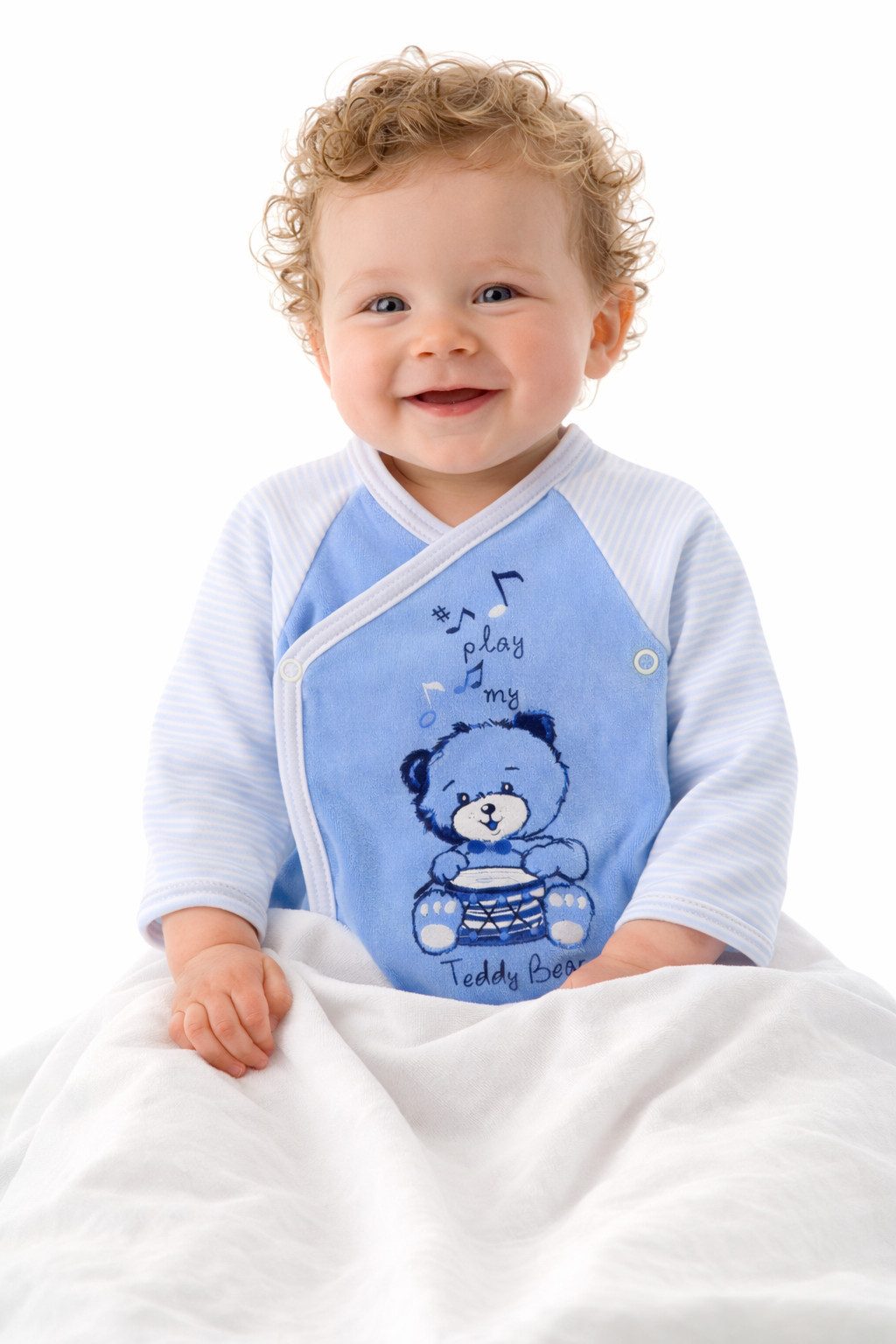 La Bortini Wickelbody Baby Body Langarmbody für Neugeborene neutral (Erstlingsbody für Neugeborene, für Jungen und Mädchen)