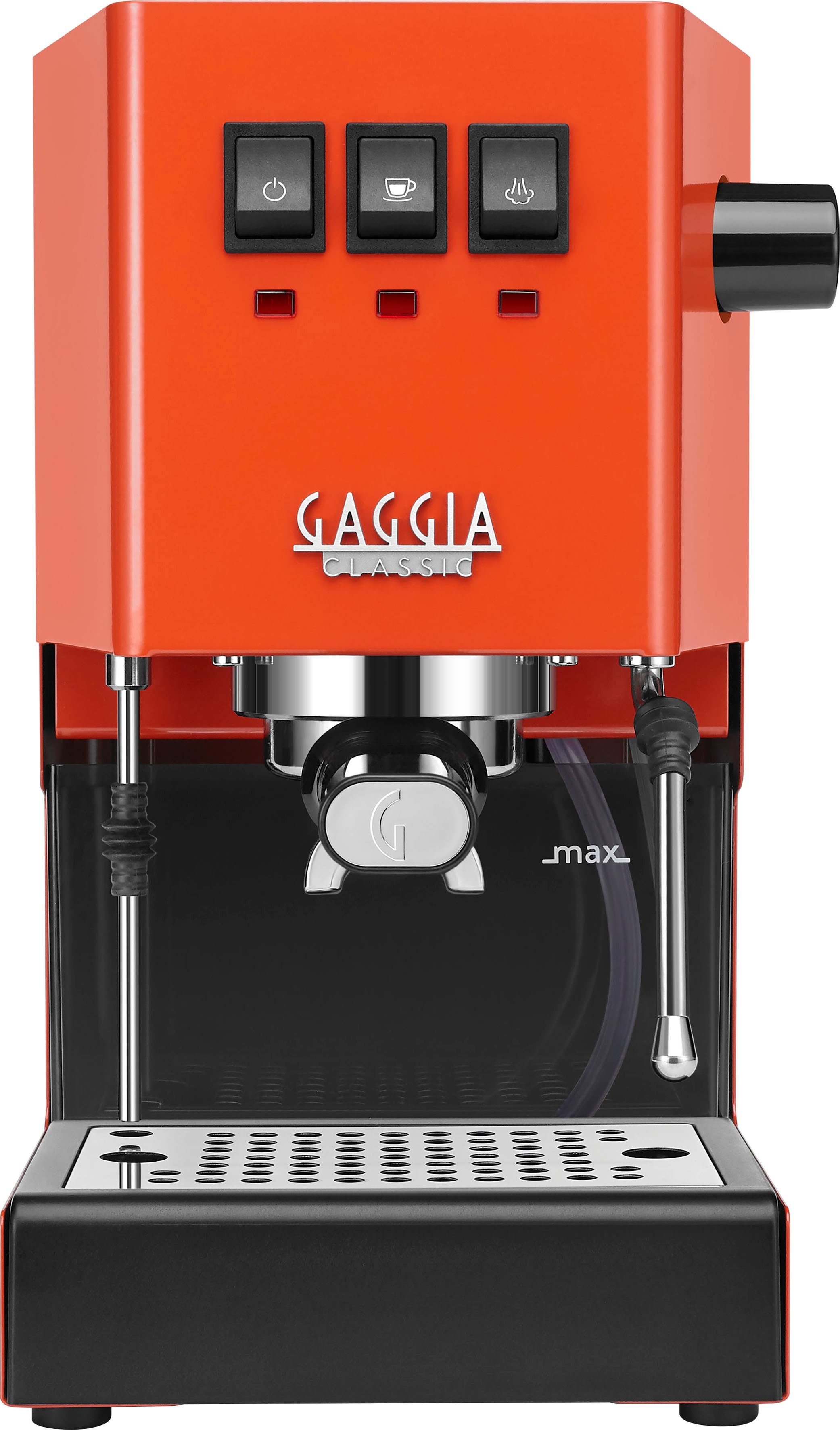 Gaggia Espressomaschine Classic Evo Lobster Red, Siebträger