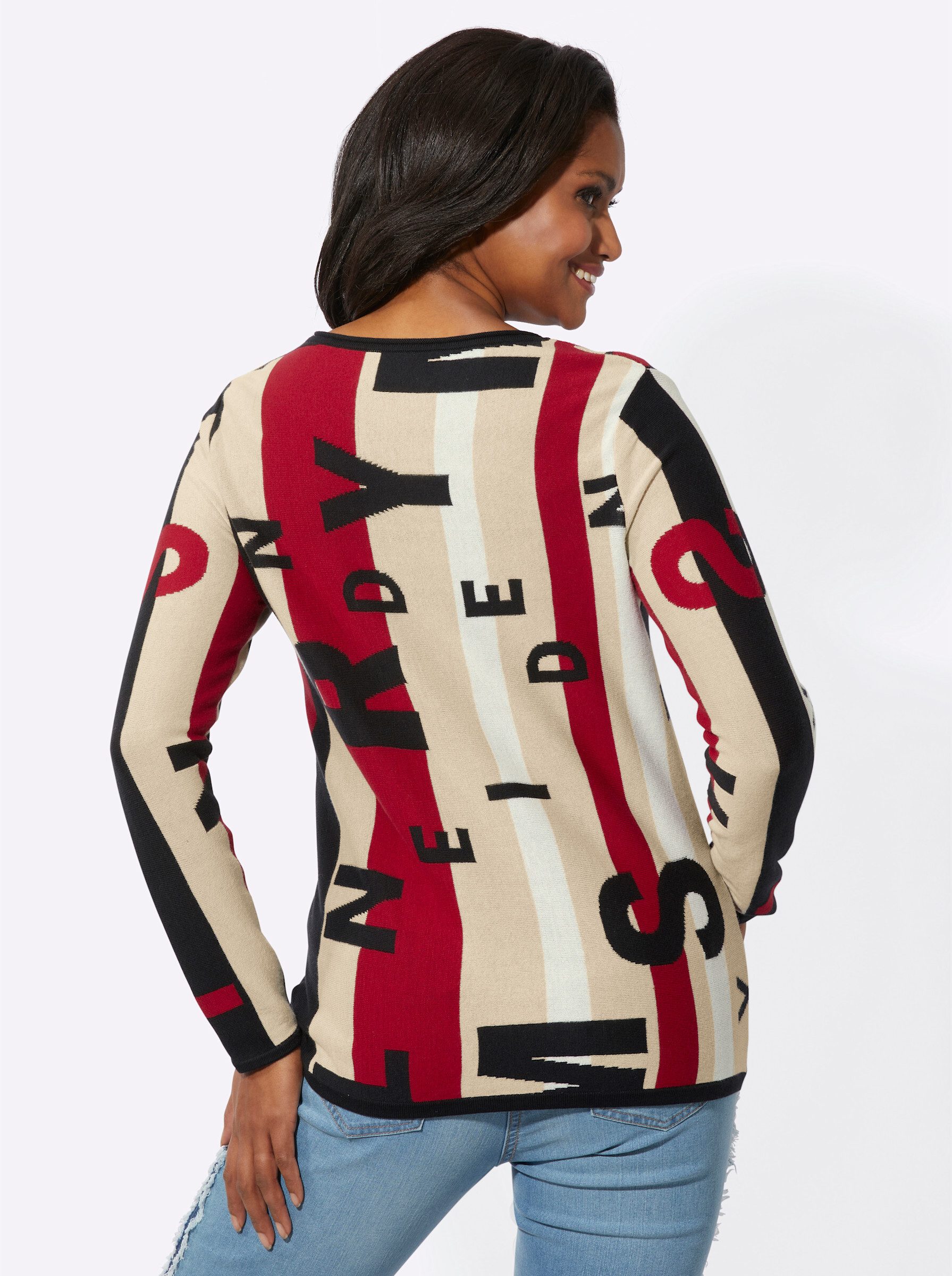 Witt Strickpullover Jacquard-Pullover günstig online kaufen