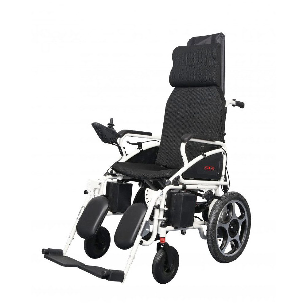 Antar Electric Mobility Scooter Electric Wheelchair with Reclining Function Joystick 6km/h 130kg