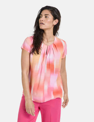 GERRY WEBER Klassische Bluse Fließende Bluse mit Farbverlauf