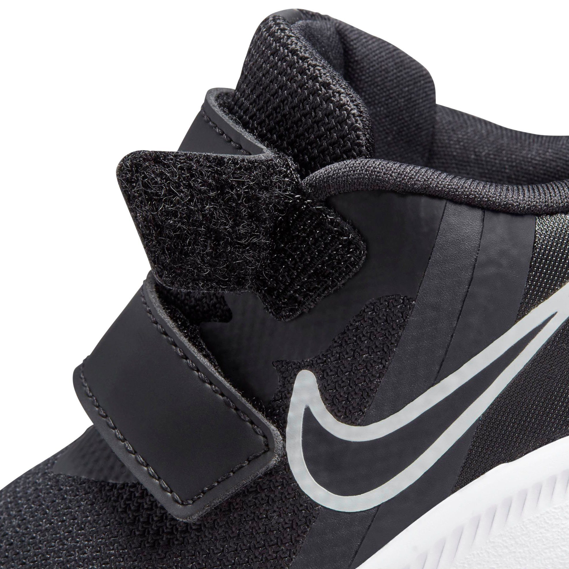 STAR RUNNER schwarz-grau Klettverschluss Laufschuh mit 3 (TD) Nike