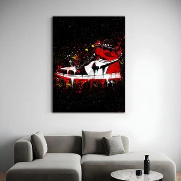 Art100 Leinwandbild Red Air Jordan Pop Art Leinwandbild Kunst