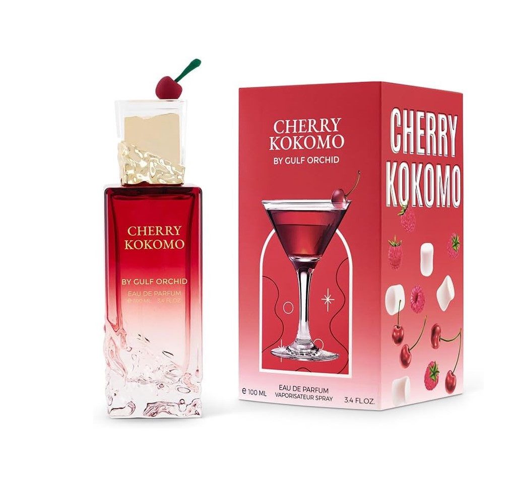 Gulf Orchid Eau de Parfum Cherry Kokomo, Floraler Fruchtiger Gourmand Duft für Damen & Herren – Neu 2025