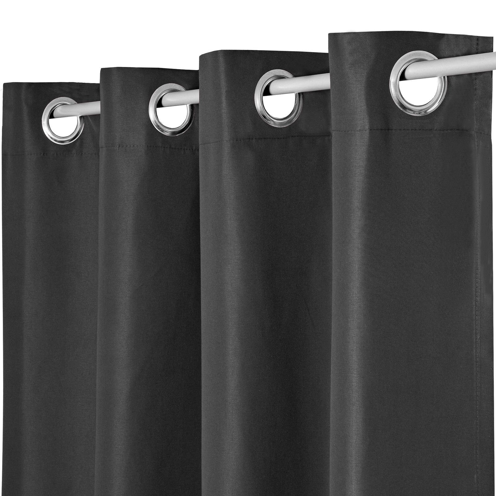 Vorhang Gardine Curtain Blickdicht Sichtschutz Dekoschal, Melody, Öse (1 St), blickdicht, Store, Blickdicht, abdunkelnd, Sichtschutz, Einfarbig, Schlafzimmer, Wohnzimmer