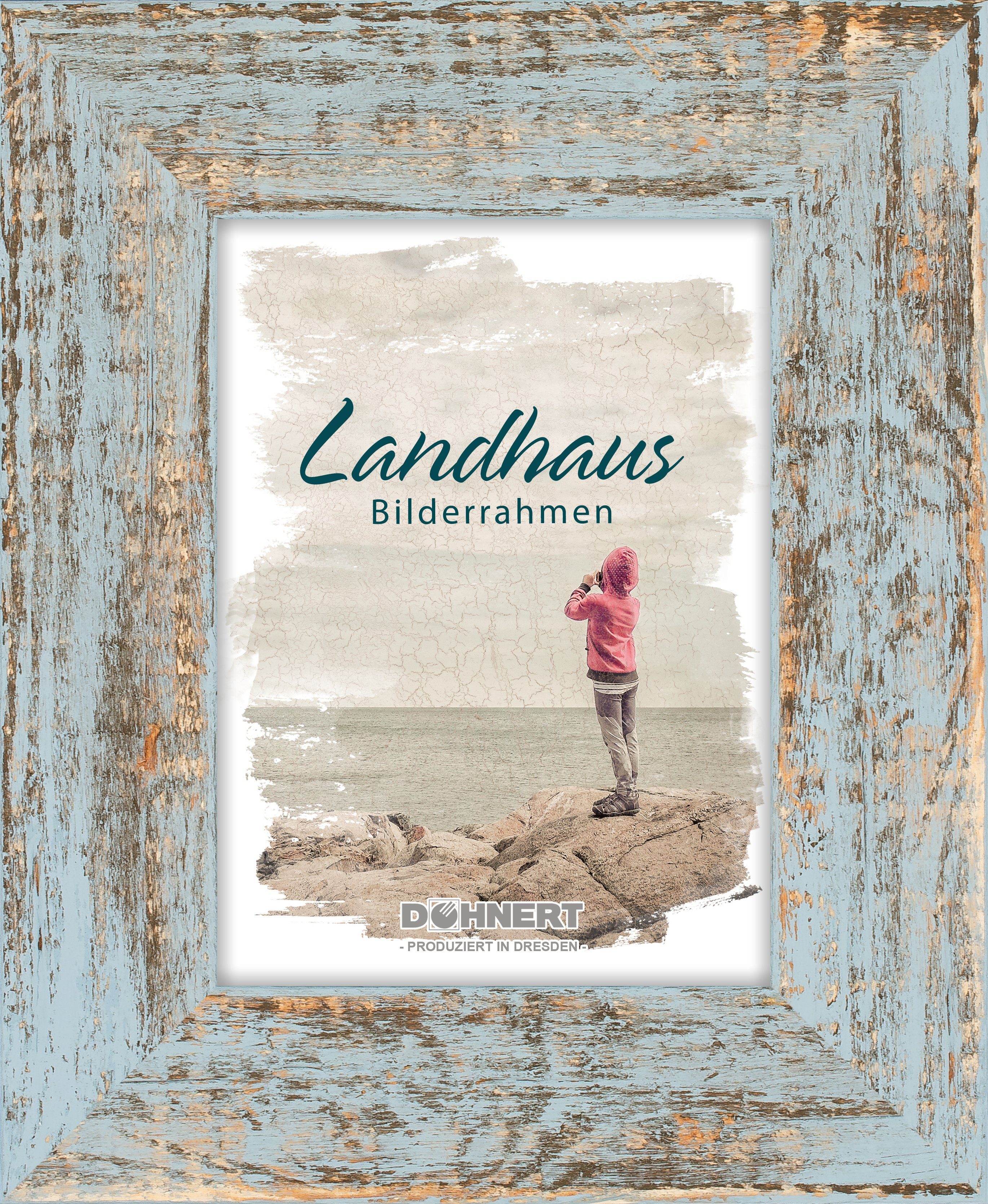 Panorahma Bilderrahmen Holz Bilderrahmen Landhaus - Retro Vintage Shabby Ru günstig online kaufen