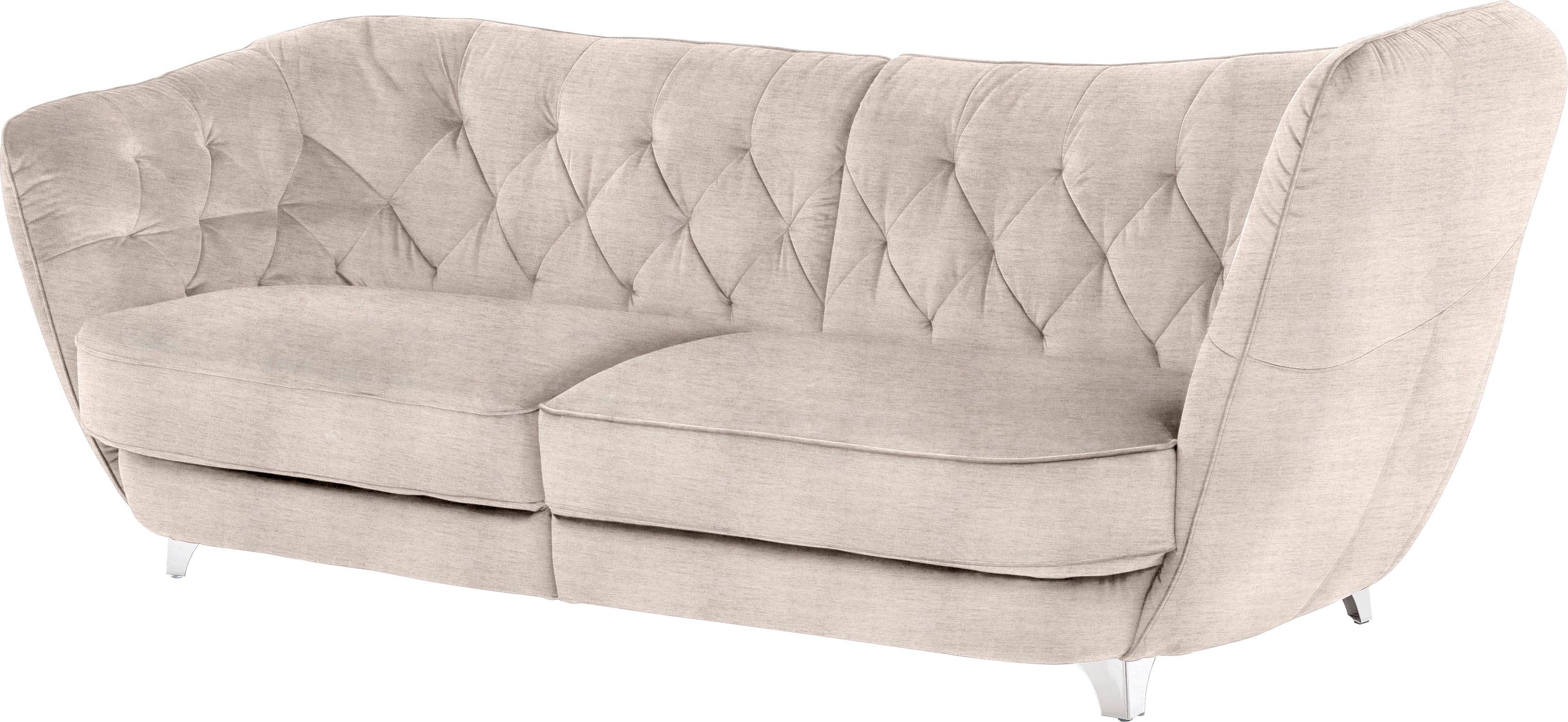 Home affaire Big-Sofa Retro, stylischer Hochlehner