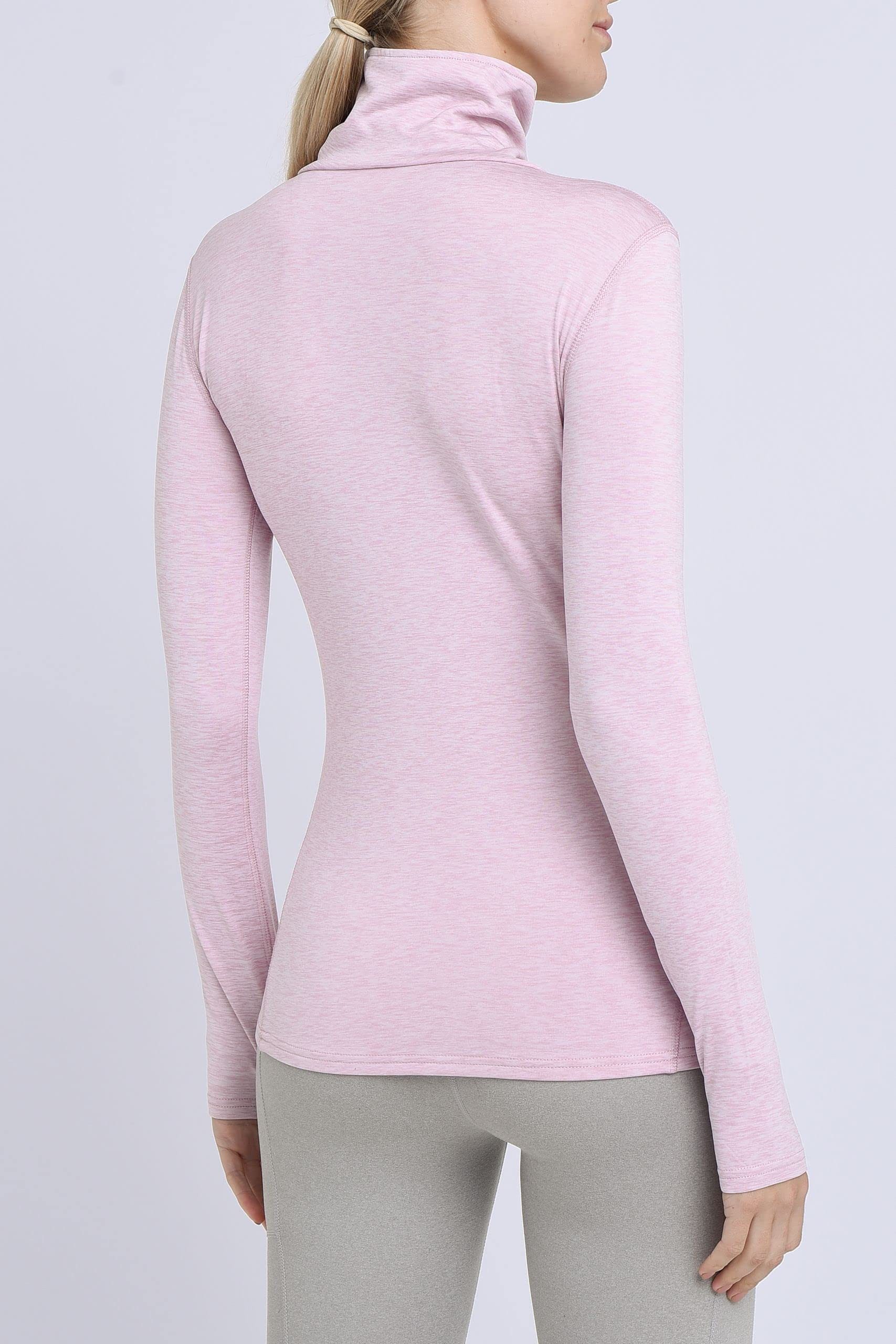 TCA Trainingsshirt TCA Damen Winter Laufshirt mit Reißverschluss - Lila, L günstig online kaufen