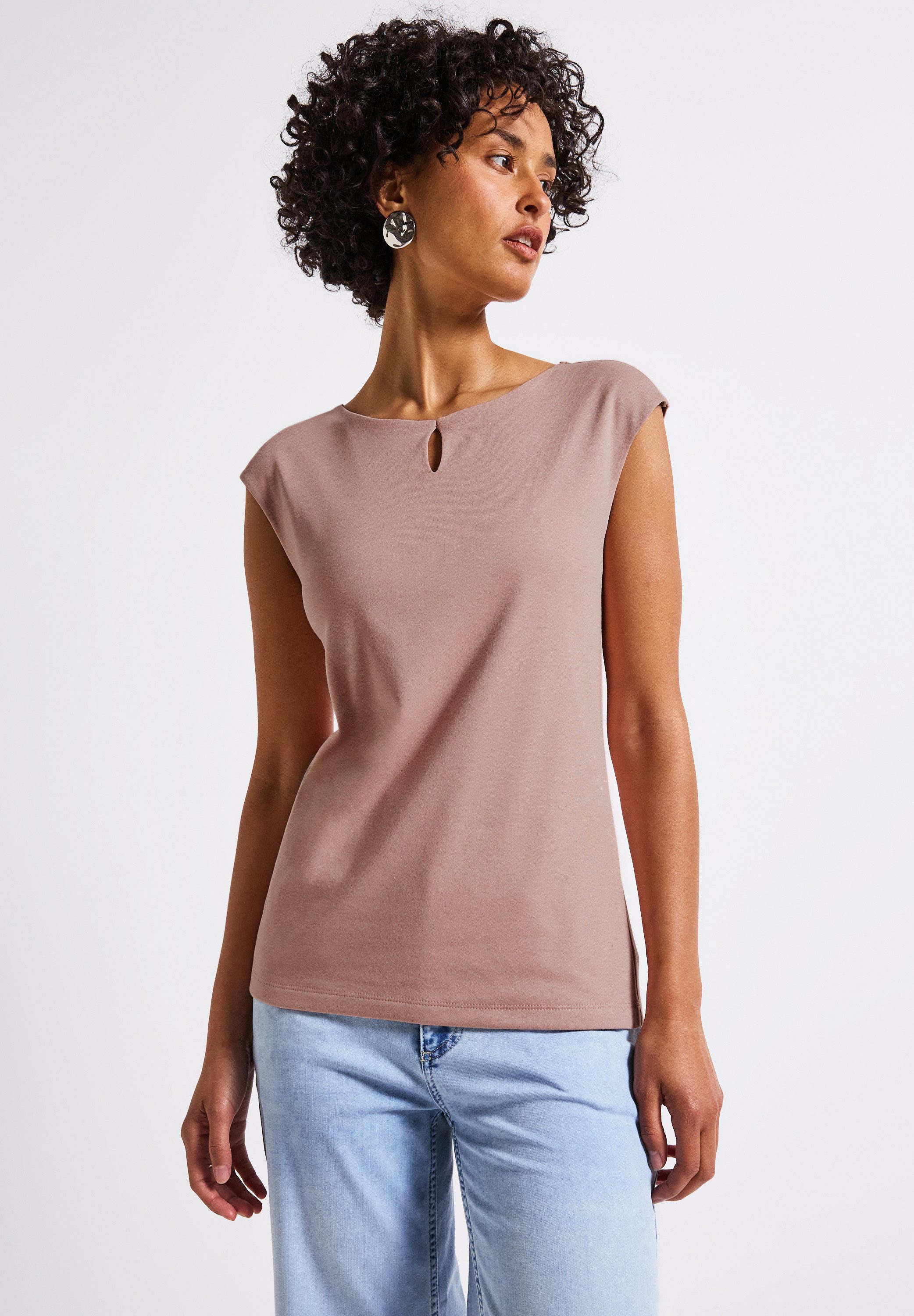 STREET ONE T-Shirt im soften Baumwoll-Mix günstig online kaufen