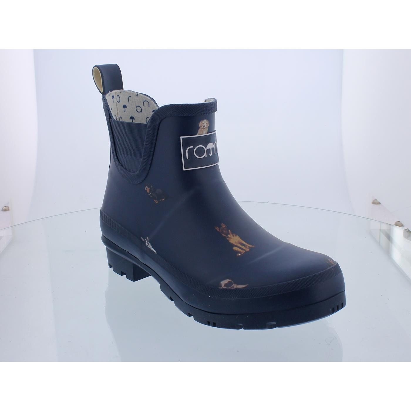 Rajn Rajn Gummistiefel, Low-Boot, Dog Blu, günstig online kaufen
