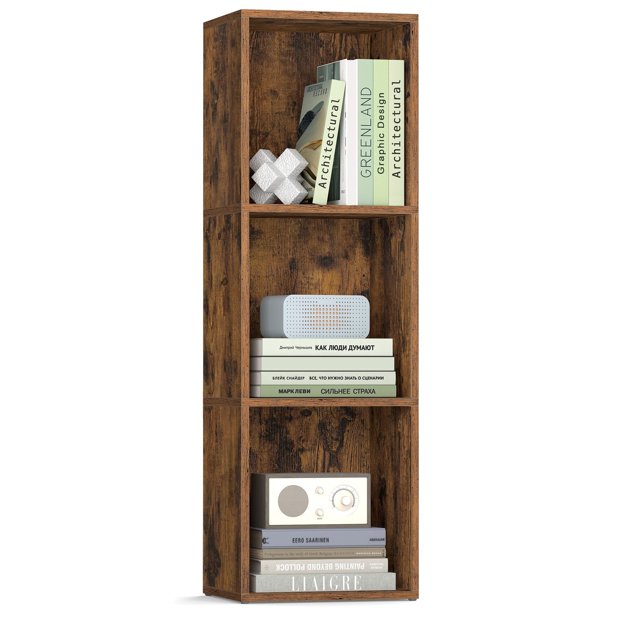 VASAGLE Bücherregal, 3/4-stöckiges Regal, offenes Aufbewahrungsregal, Homeo günstig online kaufen