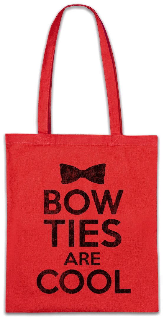 Beuteltasche Bow Ties Are Cool Stofftasche Fliege Krawatte Neck Tie Anzug Suit