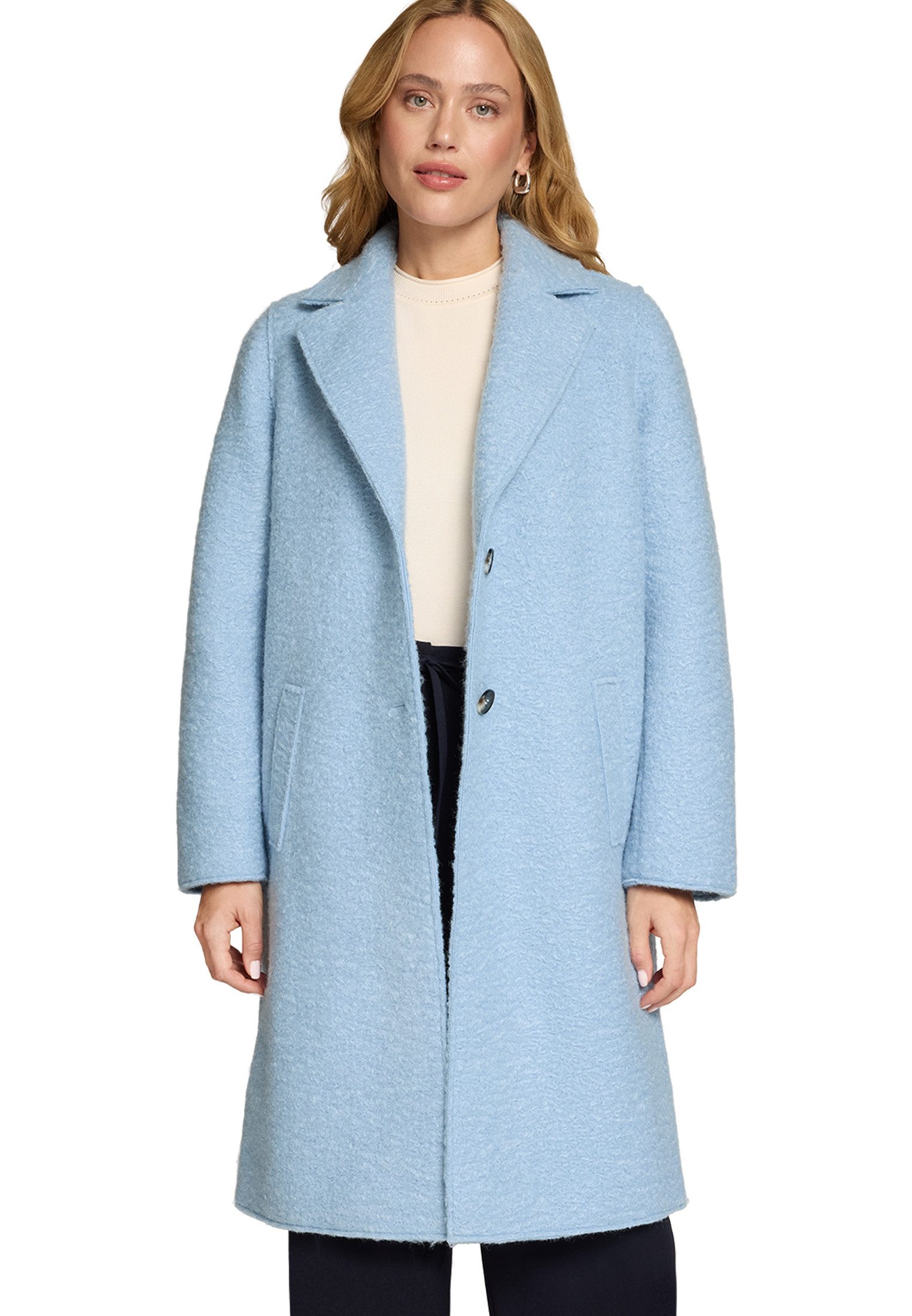 Zero Wintermantel Damen in der Wolloptik günstig online kaufen