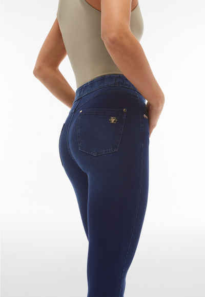 Freddy 7/8-Jeans N.O.W.® Denim-Jersey-Hose mit hohem Taillenbund und Schlitzen am Saum Джинсы mit Stretchanteil