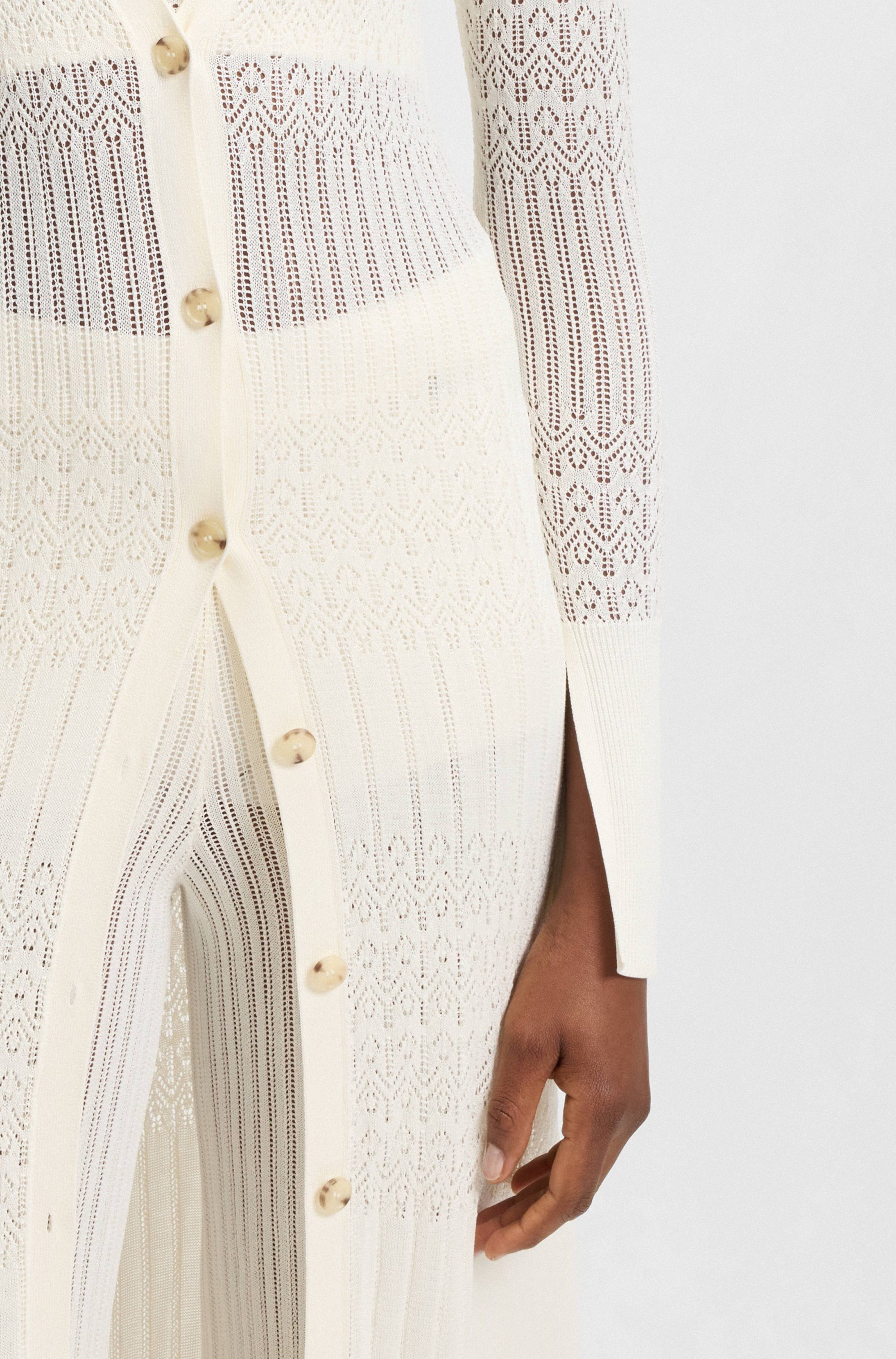 BOSS ORANGE Strickjacke Flooney Premium Damenmode in filigraner Strick-Struktur