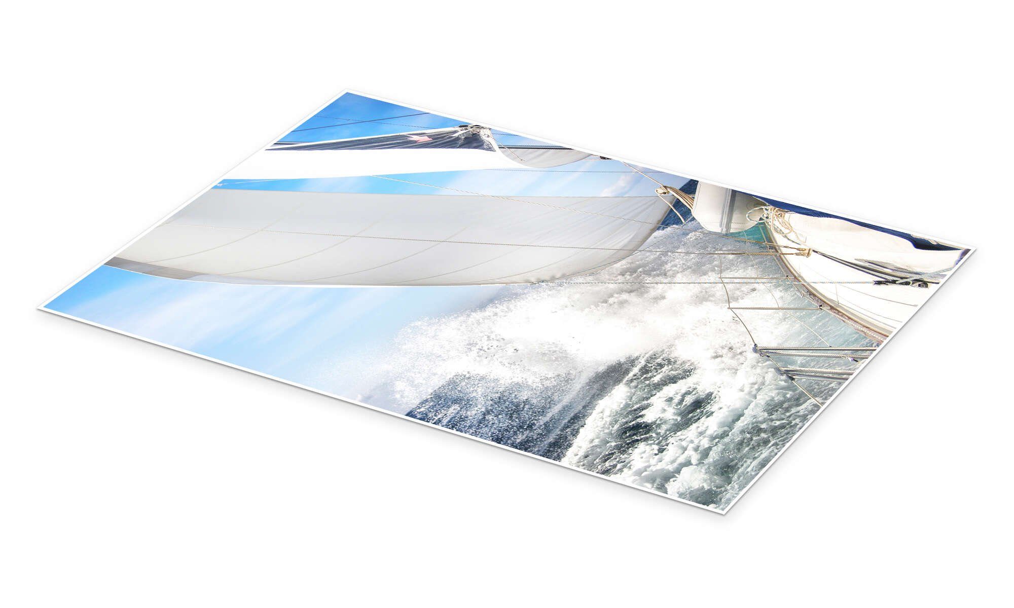Posterlounge Wandbild Segeln im Sturm II, Jan Schuler, erhältlich als Poster, Leinwandbild, Wandsticker oder Acrylglasbild