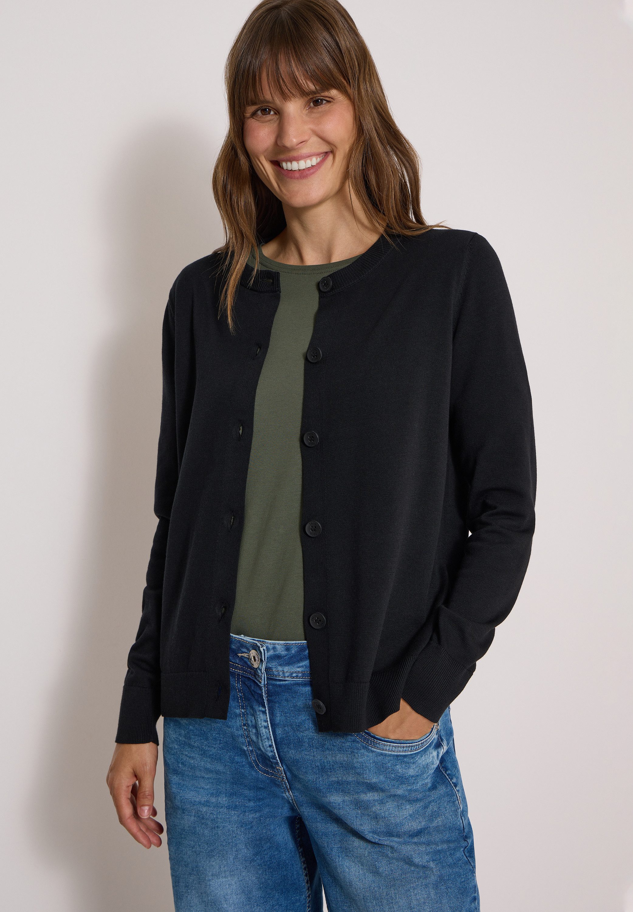 CECIL Cardigan mit Knopfleiste