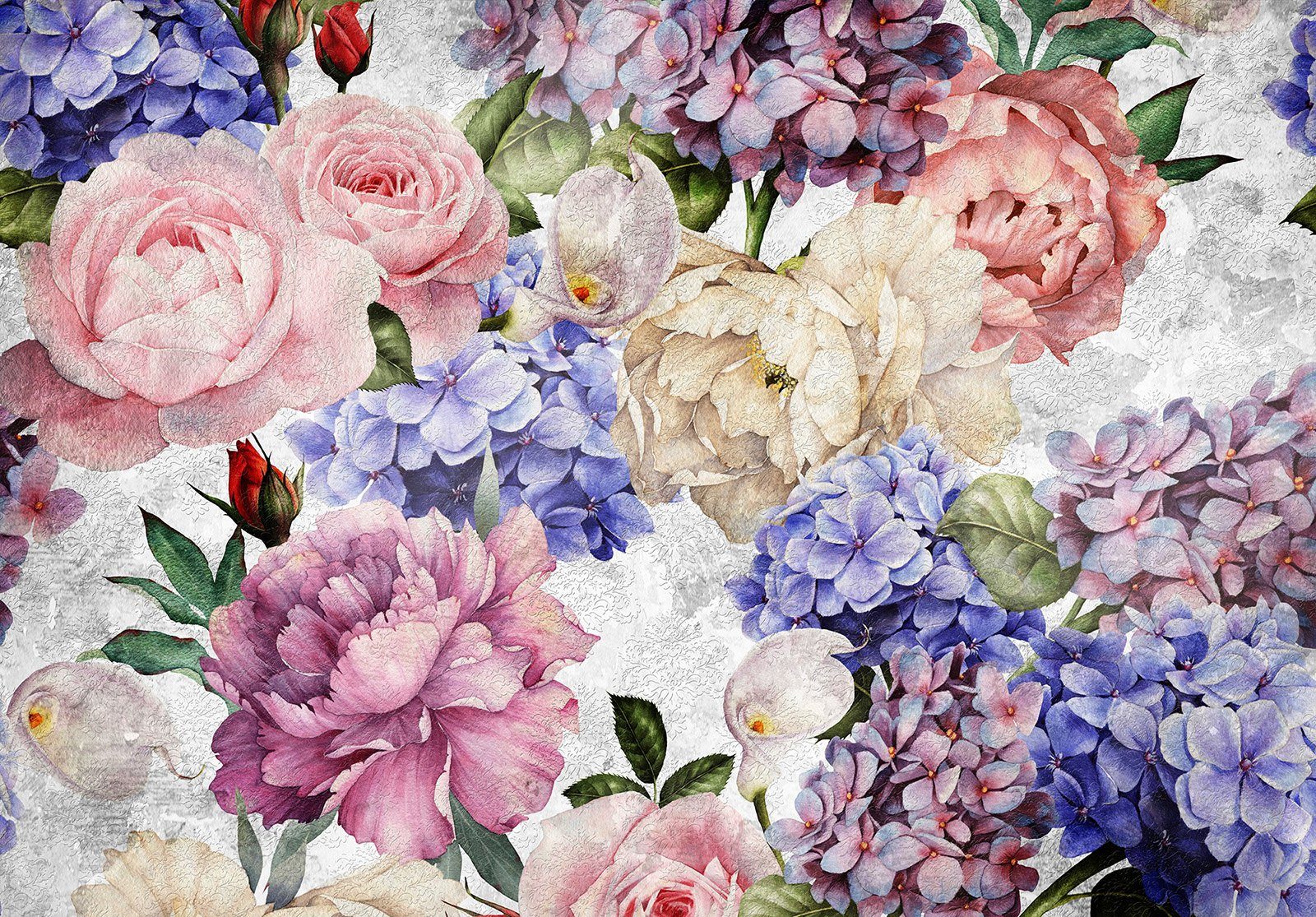 Consalnet Vliestapete Bunte Vintage Blumen Floral Online Kaufen Otto