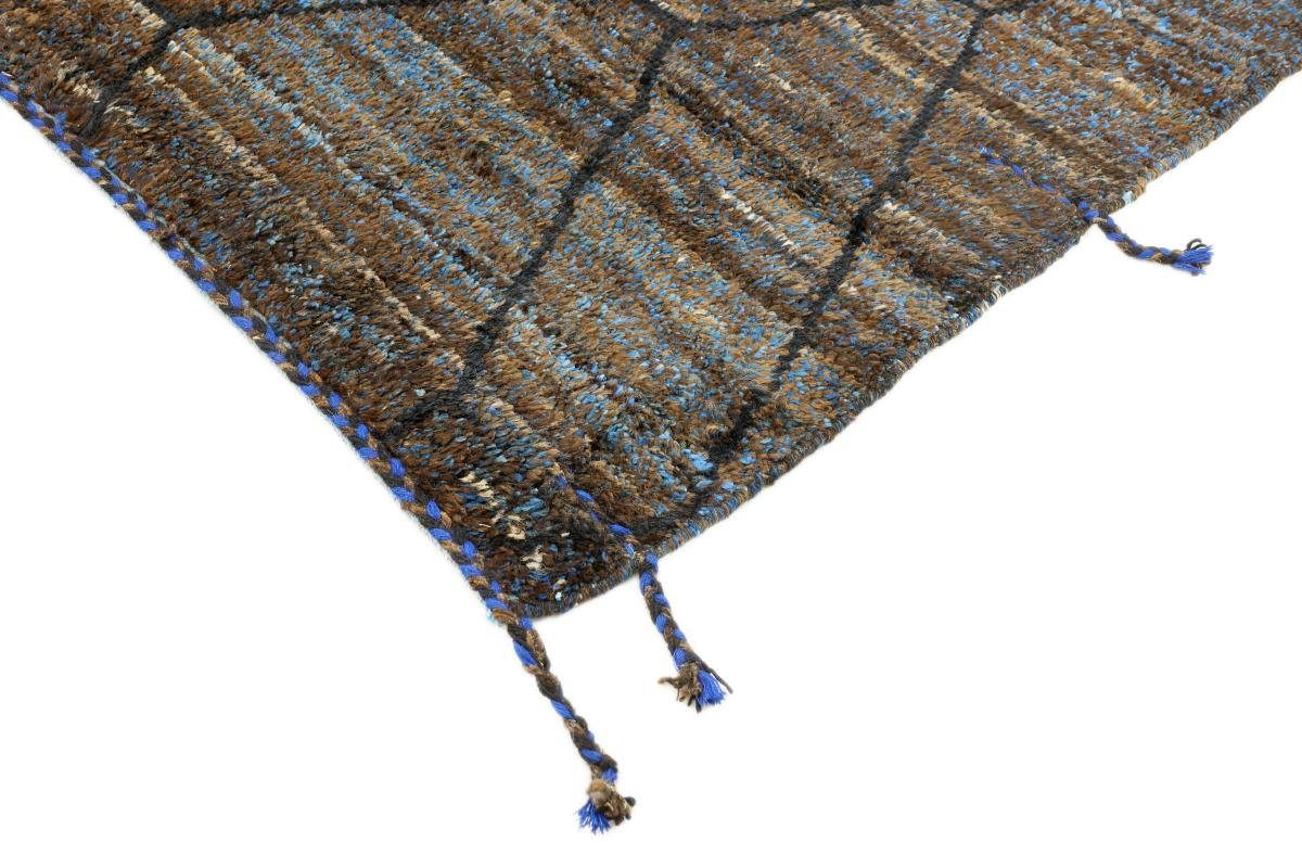 20 Maroccan mm Höhe: Orientteppich, Moderner Handgeknüpfter 168x279 Design Orientteppich Berber rechteckig, Nain Trading,