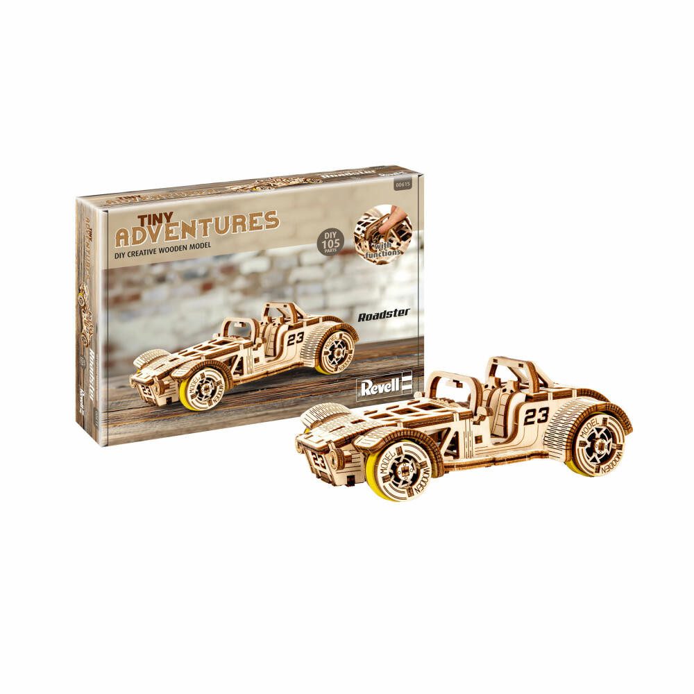 Revell® Modellbausatz Tiny Adventures - Roadster, Maßstab 1:32, (111-tlg)
