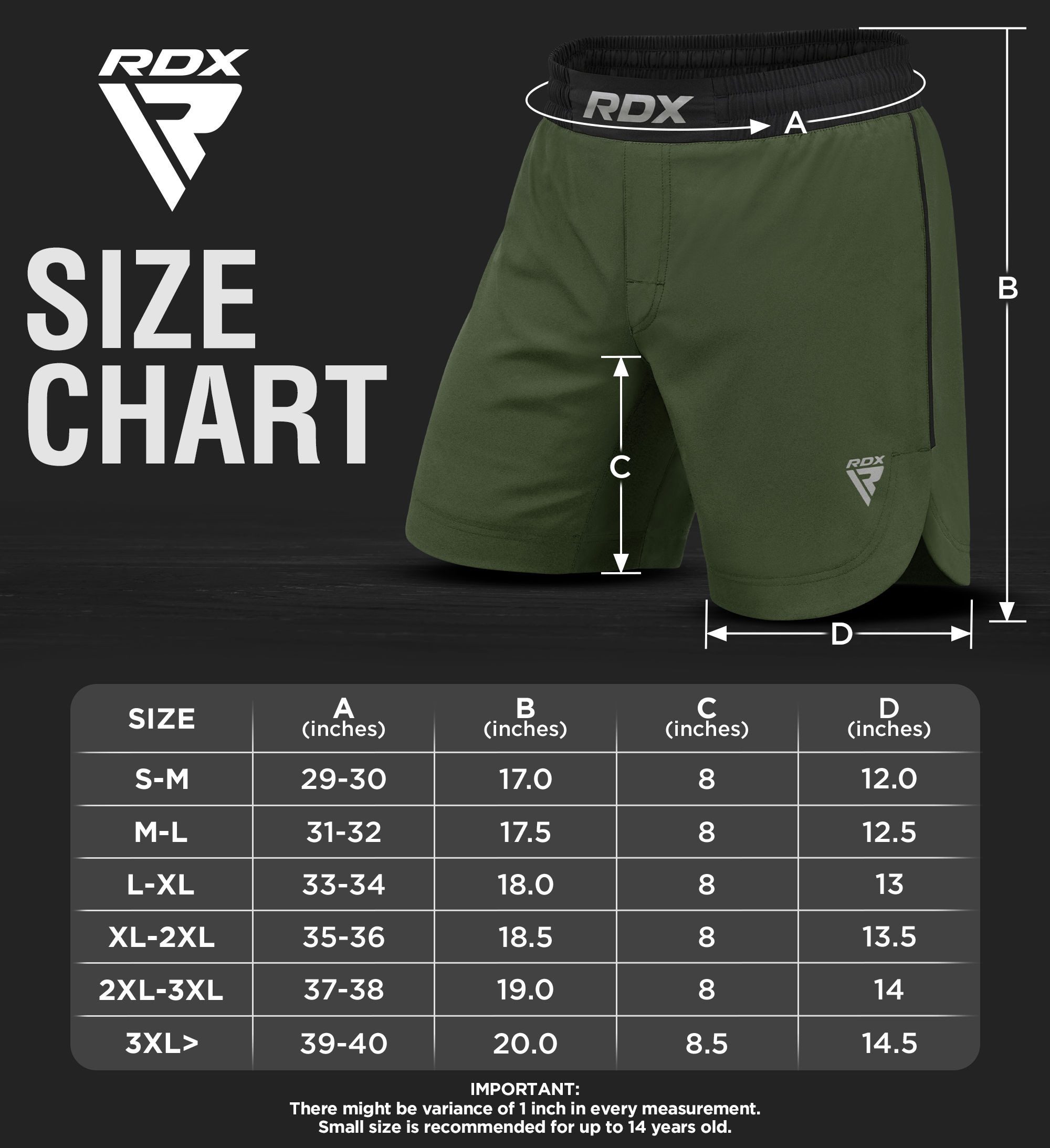RDX Sports Trainingsshorts RDX MMA Shorts Sporthose Herren kurz, Trainingshose Herren, Kickboxen