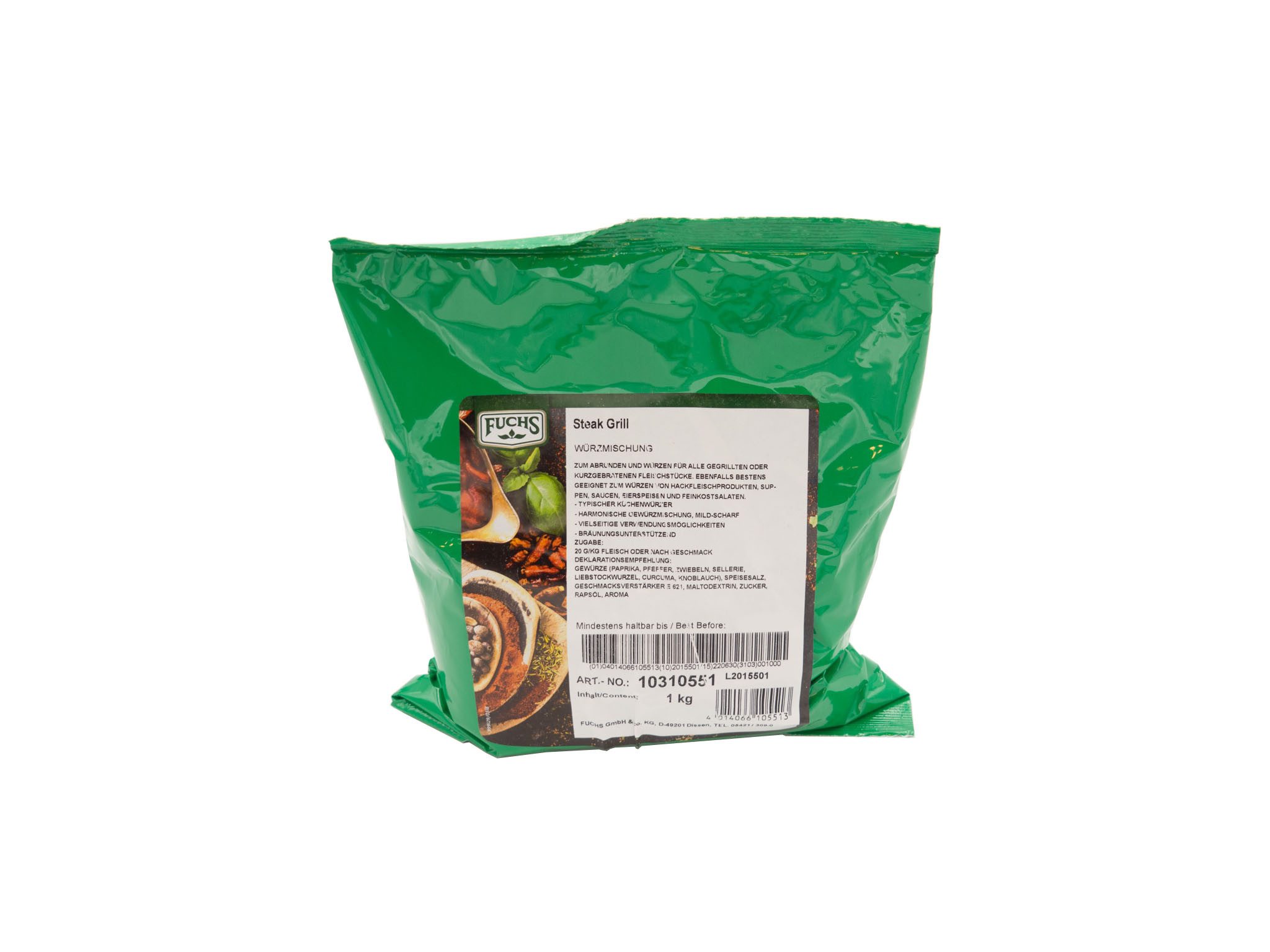 Fuchs Foodservice Gewürz Steak Grill 1 kg Beutel
