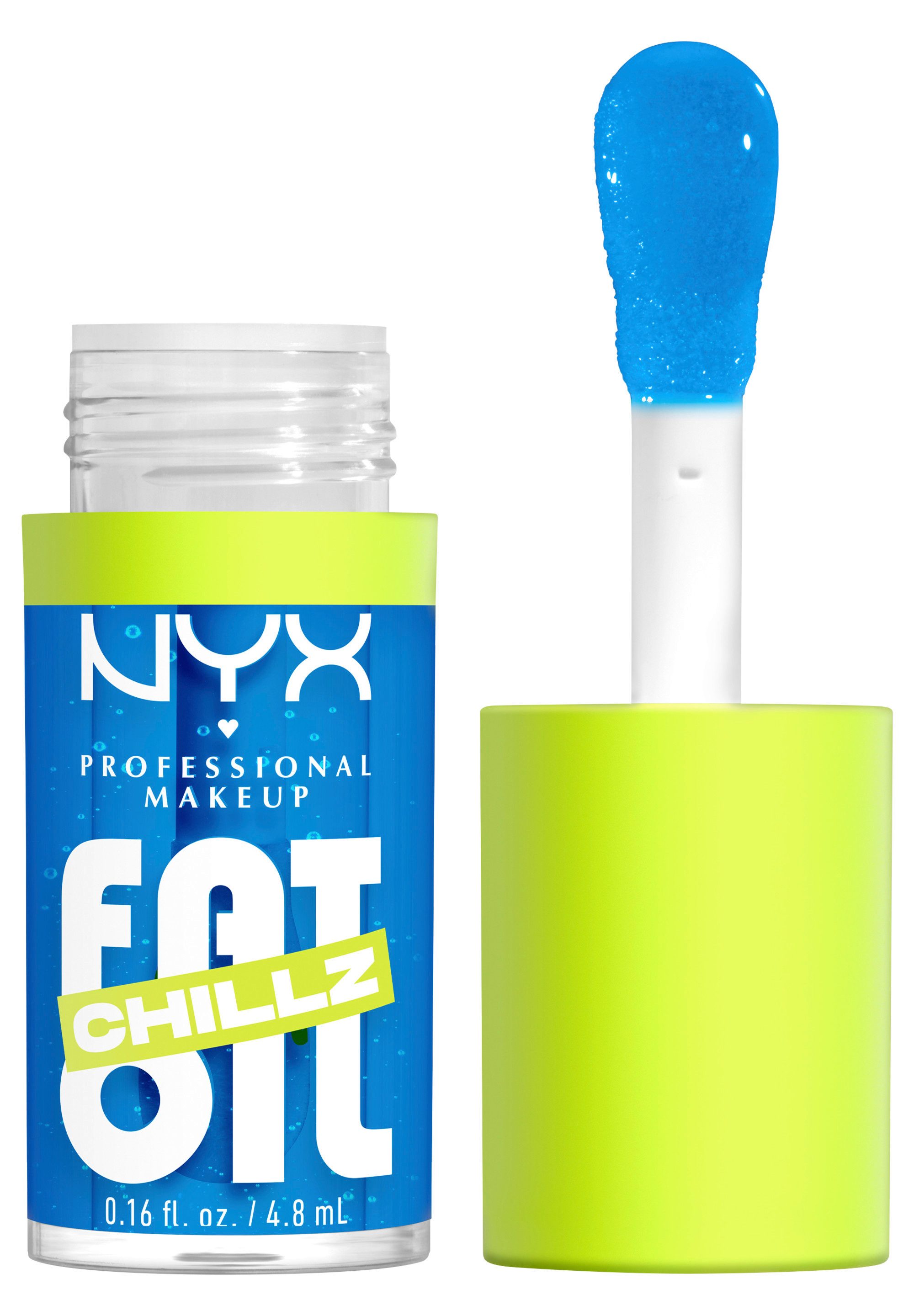 NYX PROFESSIONAL MAKEUP Lipgloss FAT OIL LIP DRIP, ein intensiv-schimmerndes Finish