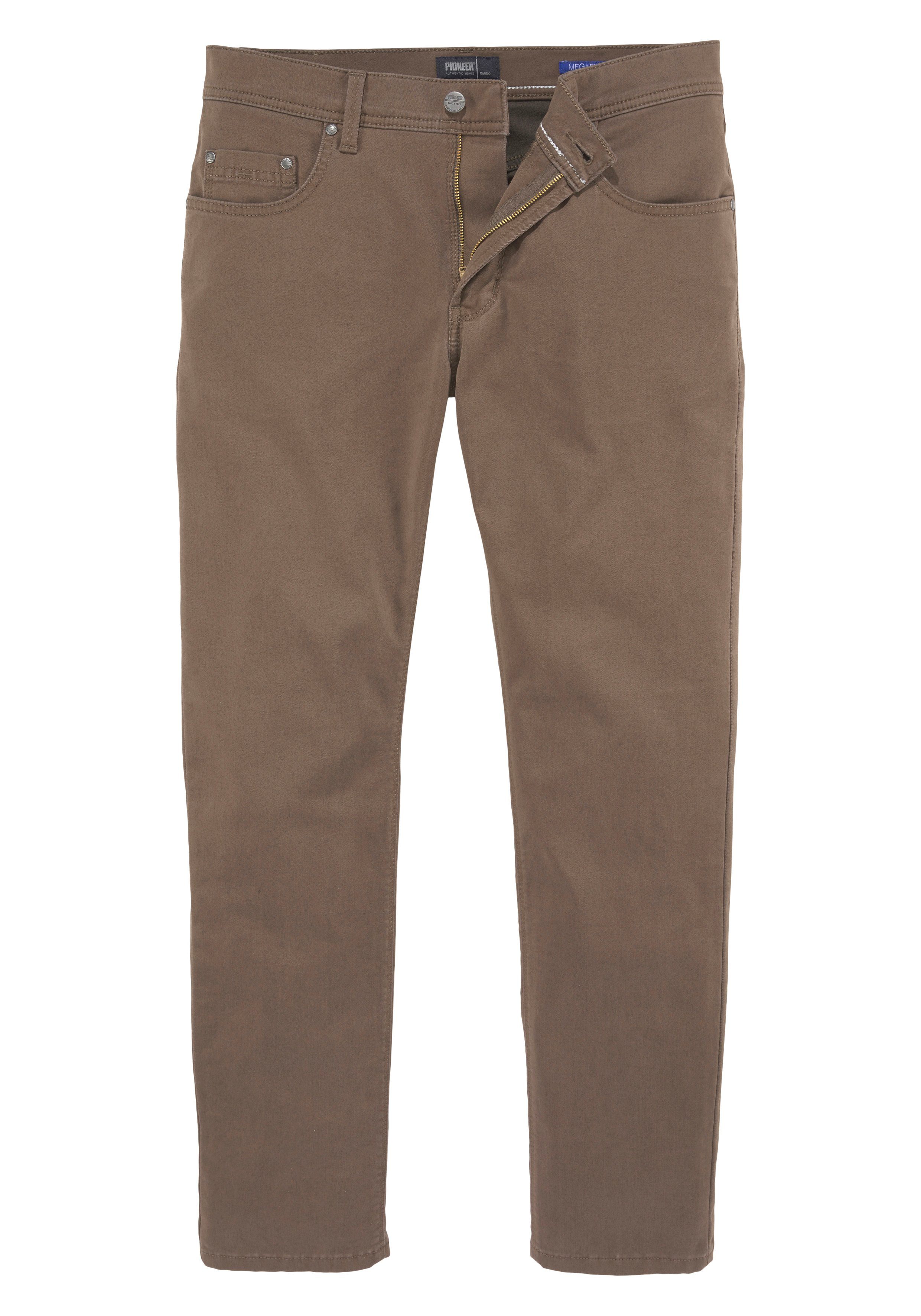 Thermolite deep Jeans Pioneer taupe 5-Pocket-Hose Rando Authentic