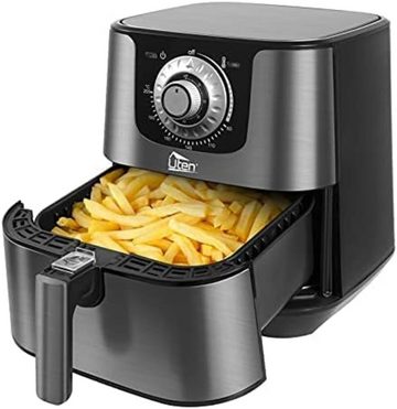 Uten Heißluftfritteuse XXL Airfryer, für 2-8 Personen, 32 Rezepte, 1700,00 W, mit Großzügiges Fassungsvermögen, effiziente Heißluft-Zirkulation