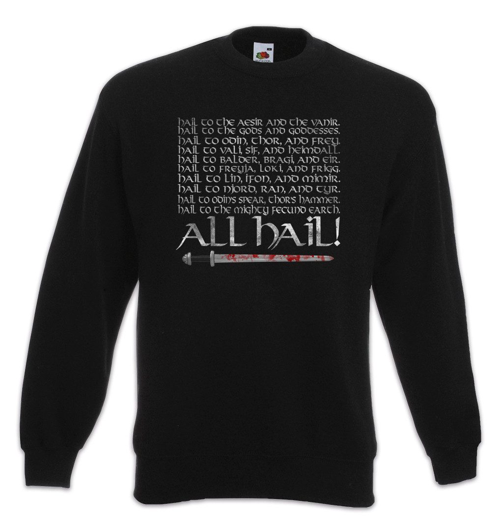 Sweatshirt All Hail Sweatshirt Viking Vikings Wikinger Thor Odhin Walhalla