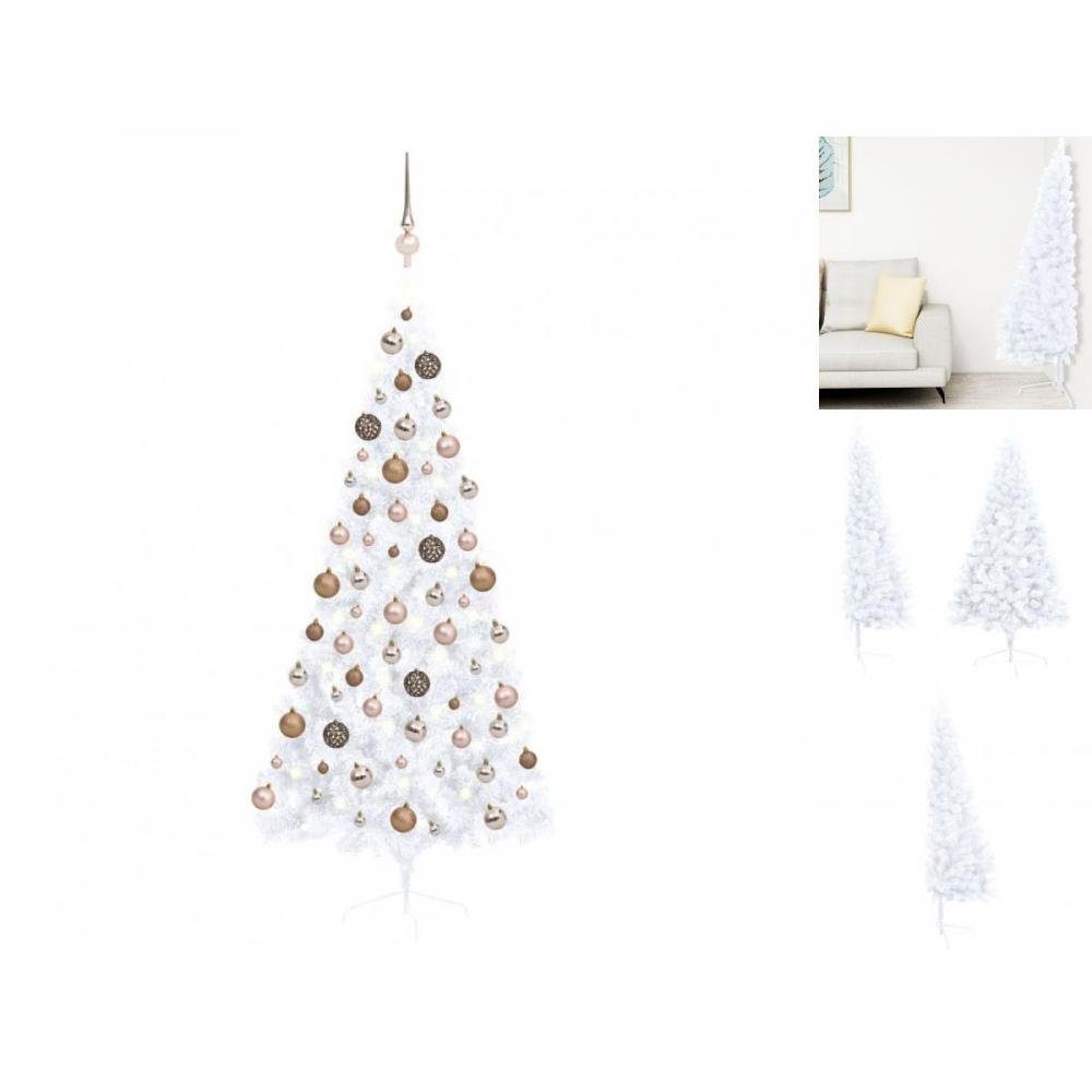 vidaXL Künstlicher Weihnachtsbaum Künstlicher Halber Weihnachtsbaum mit