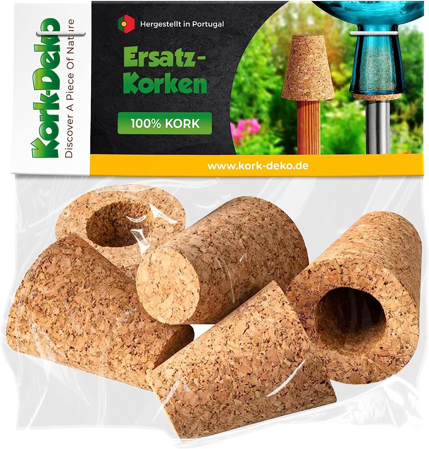 Kork-Deko.de Rosenbogen Rosenbogen 5er-Pack Korken zum Aufstecken von Lauschaer-Rosenkugeln
