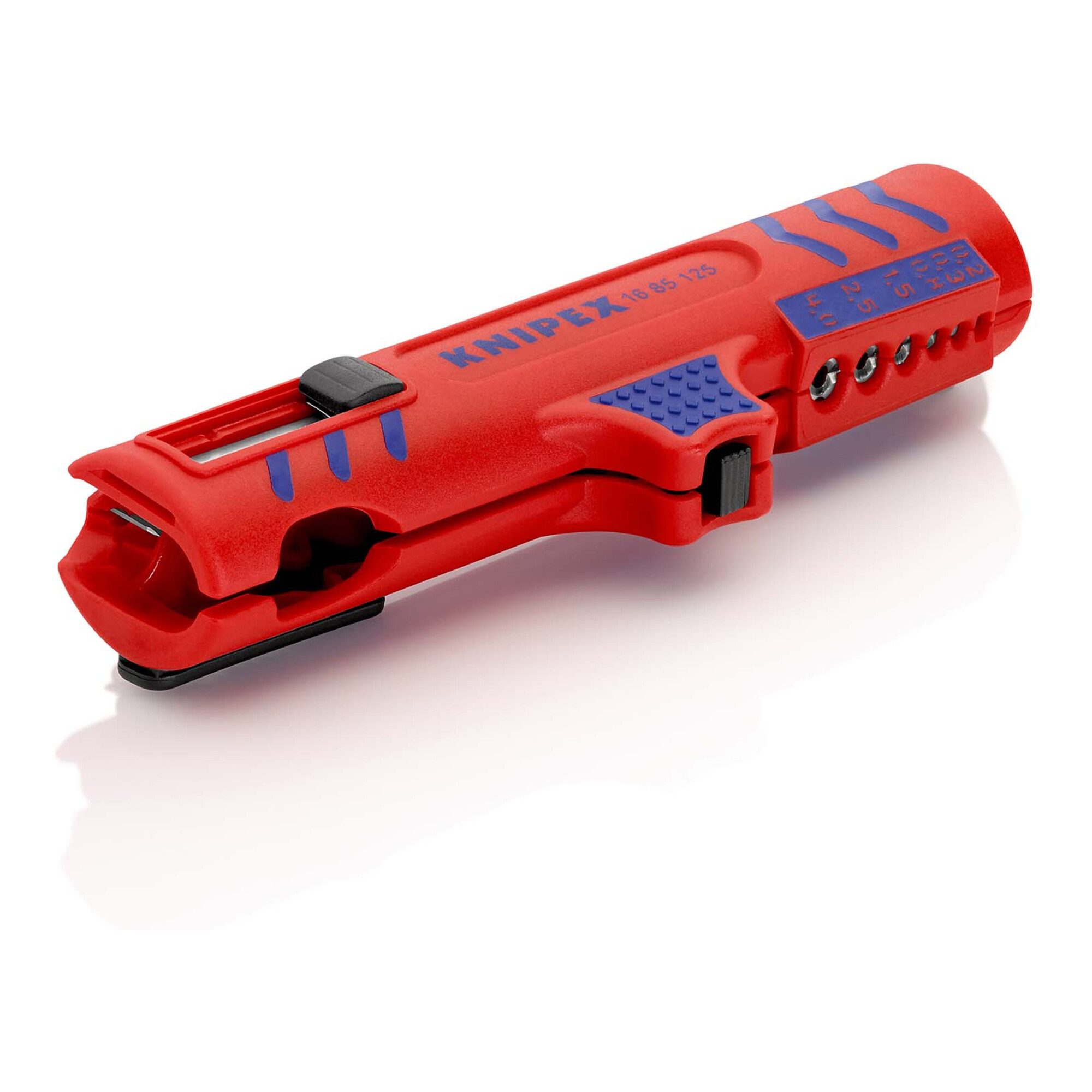 Knipex Abmantelungszange KNIPEX 16 85 125 SB Universal-Abmantelungswerkzeug 125 mm